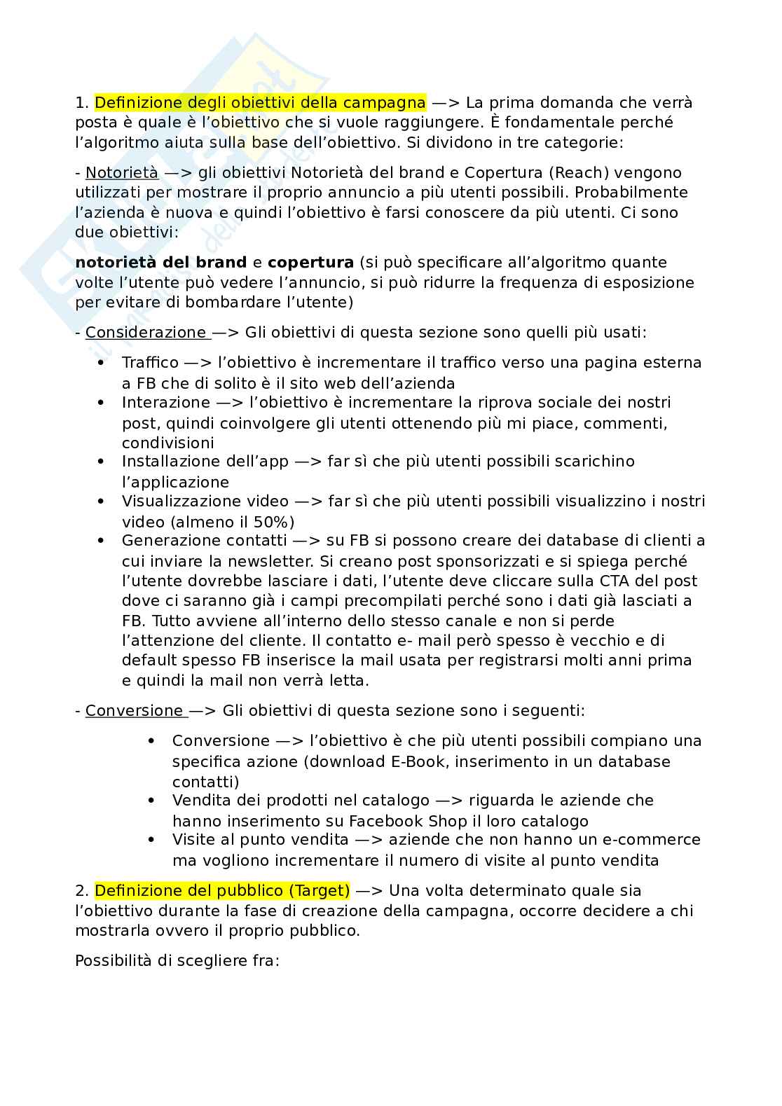 Appunti Social Media Marketing Pag. 56