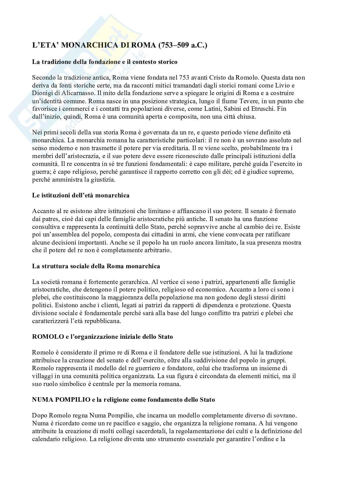  Storia romana  Pag. 6