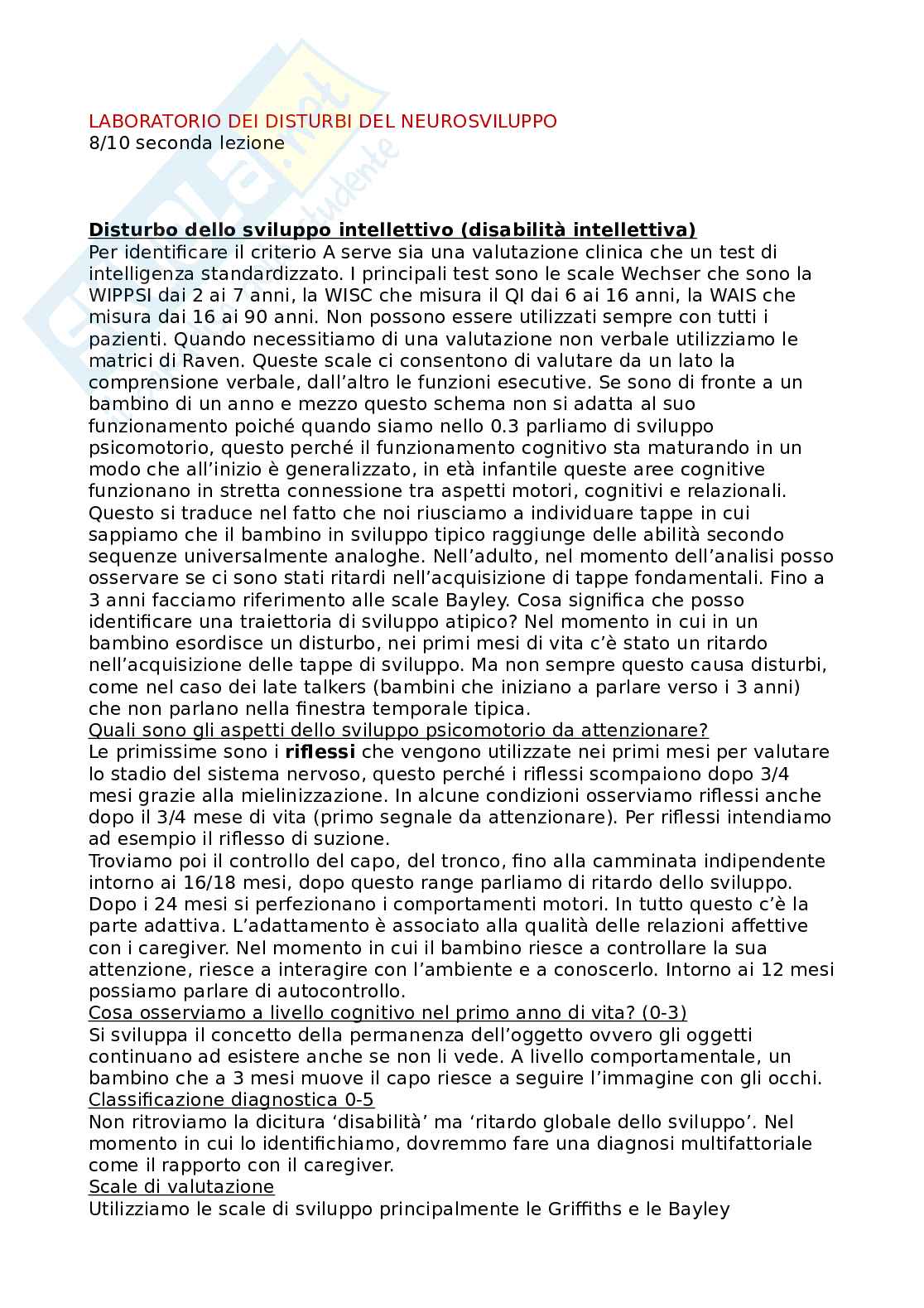 Neurosviluppo Pag. 1