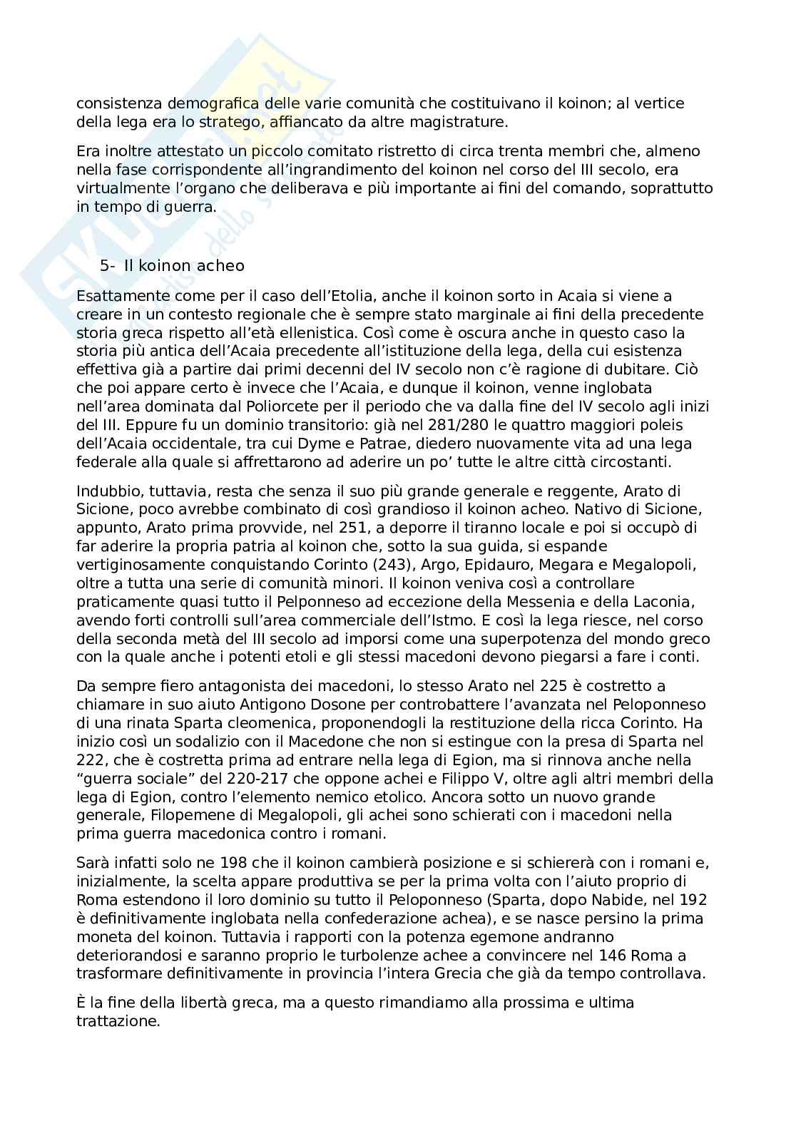 Riassunto esame Storia greca, Prof. Gallo Luigi, libro consigliato Storia greca, Gallo Pag. 6