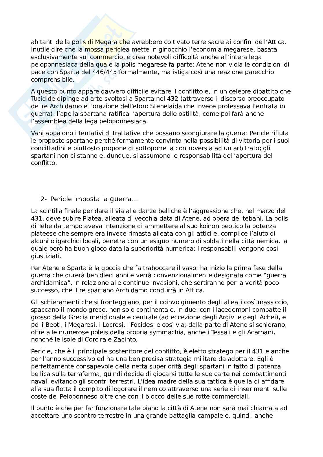 Riassunto esame Storia greca, Prof. Gallo Luigi, libro consigliato Storia greca, Gallo Pag. 2