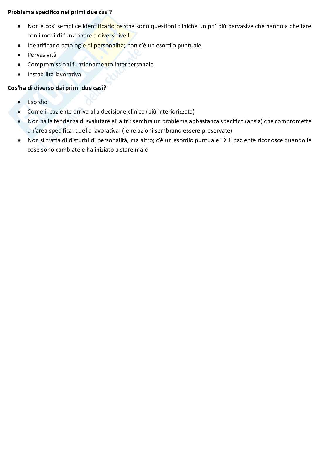 Psicopatologia clinica e dello sviluppo Pag. 61