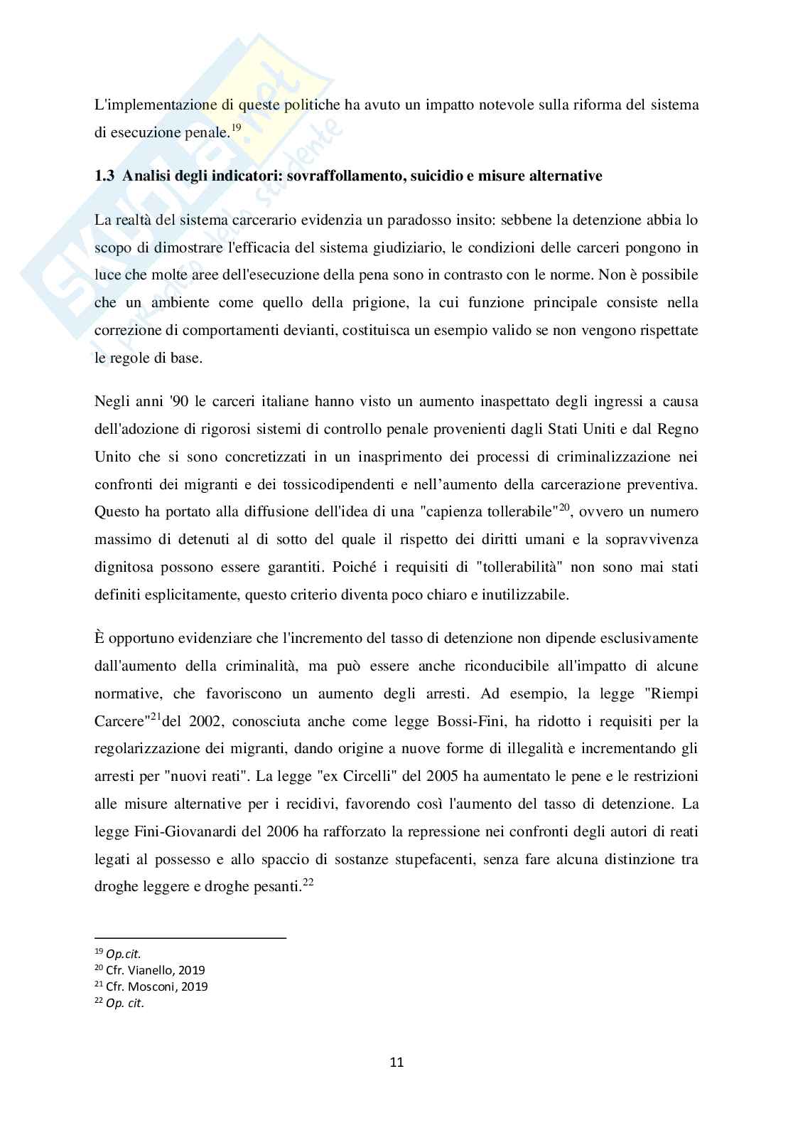 Disumanizzazione dei detenuti attraverso i sistemi coercitivi di detenzione e il regime 41BIS Pag. 11