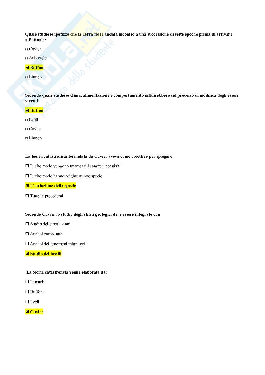 Domande chiuse Antropologia   Pag. 11