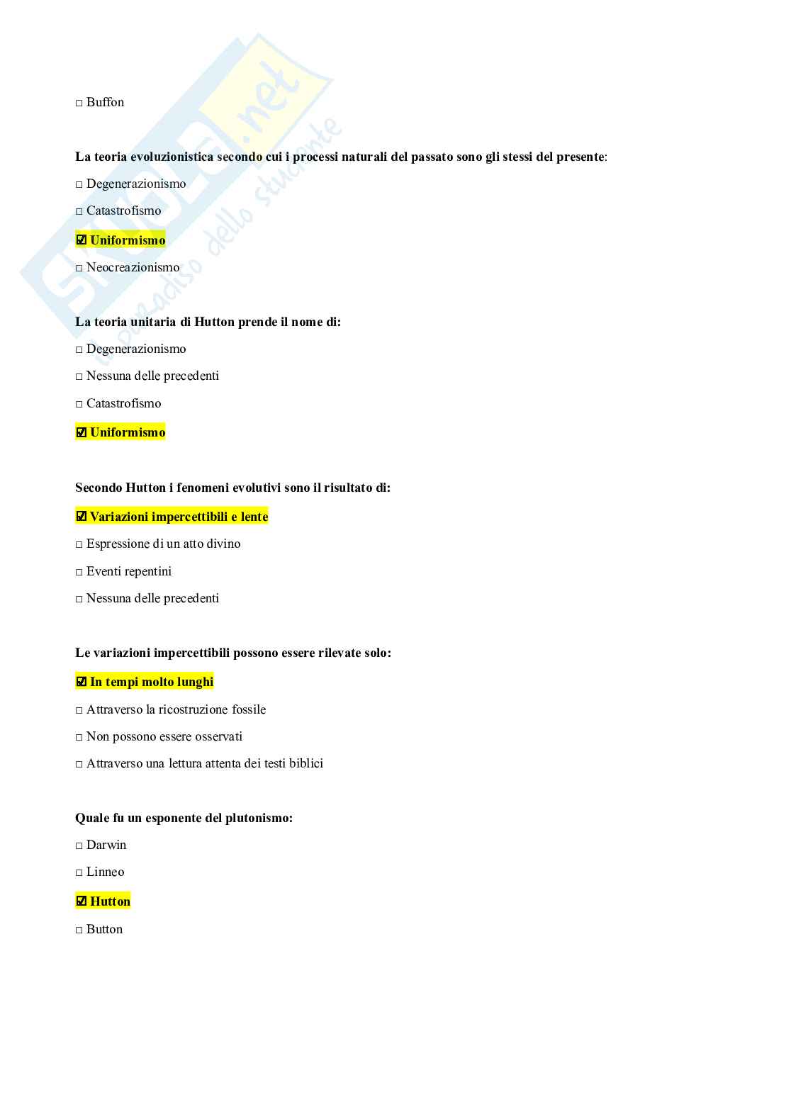 Domande chiuse Antropologia   Pag. 16