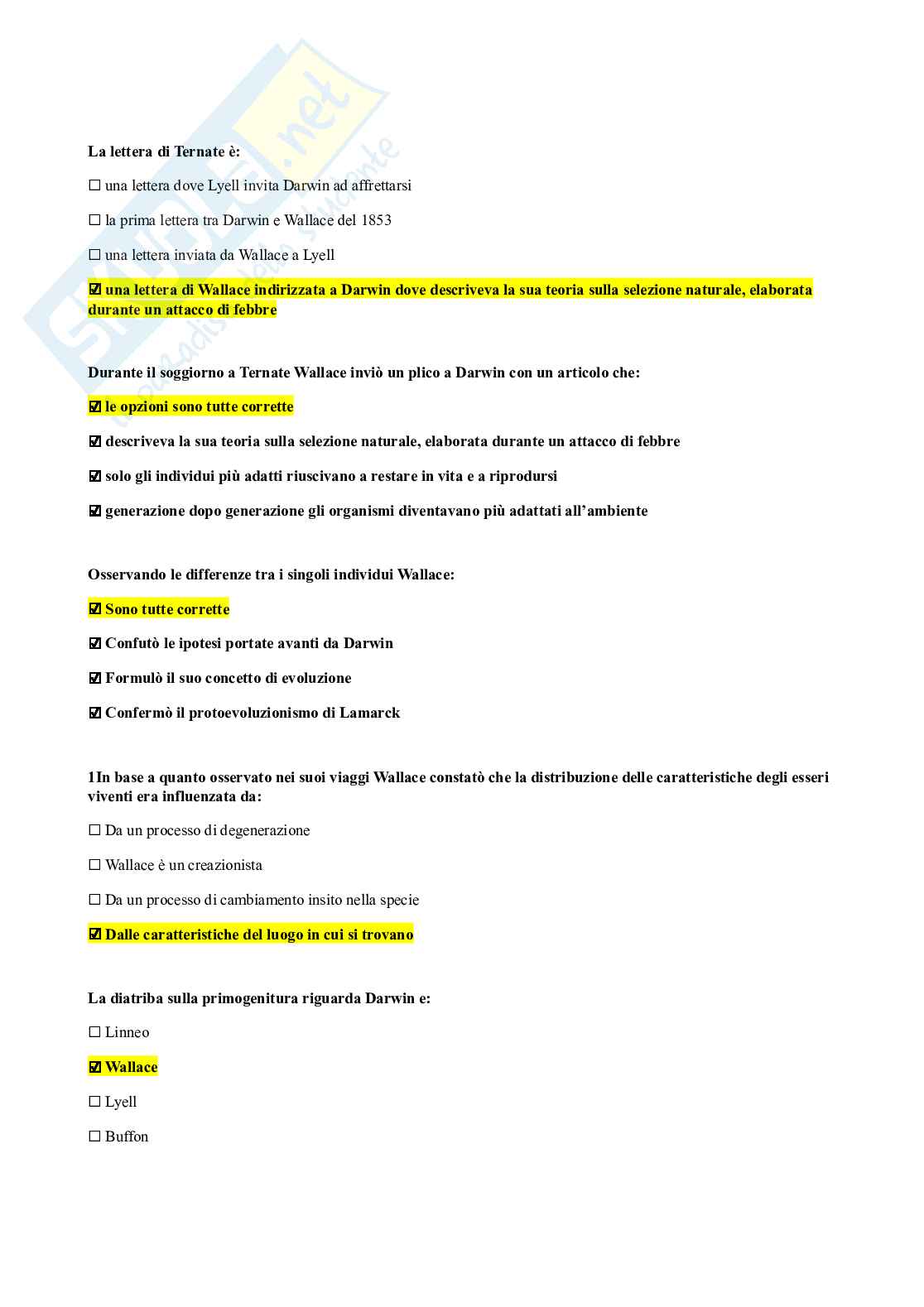 Domande chiuse Antropologia   Pag. 36