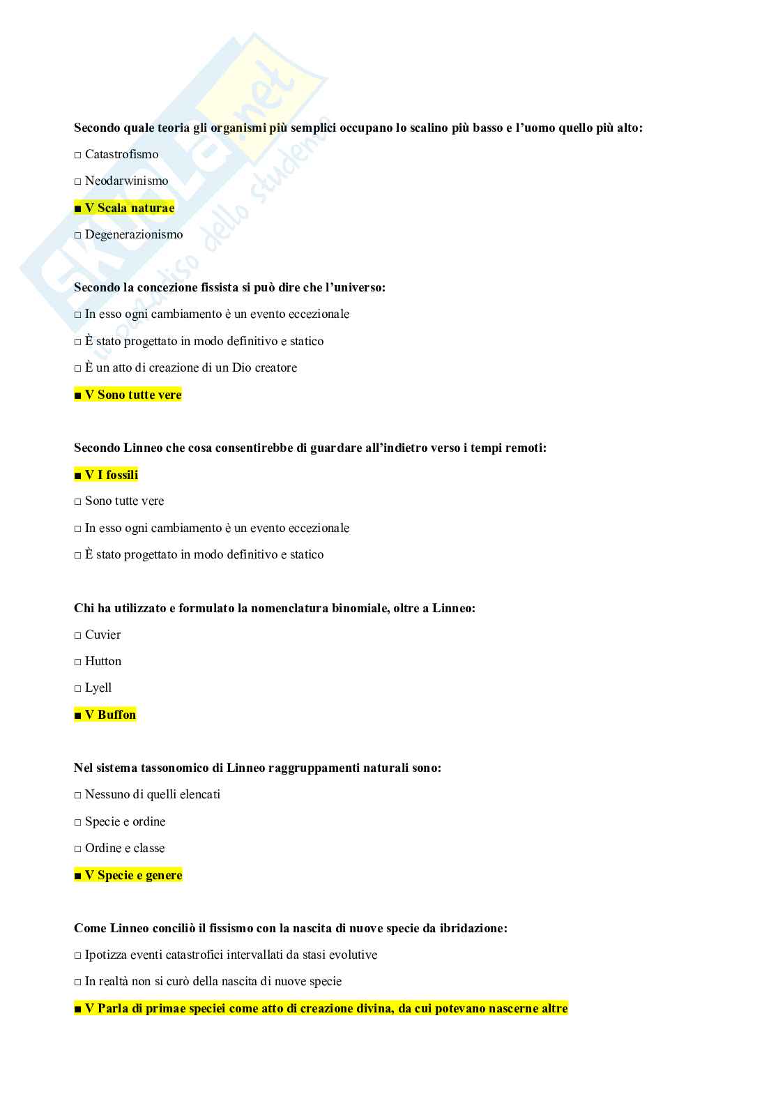 Domande chiuse Antropologia   Pag. 6
