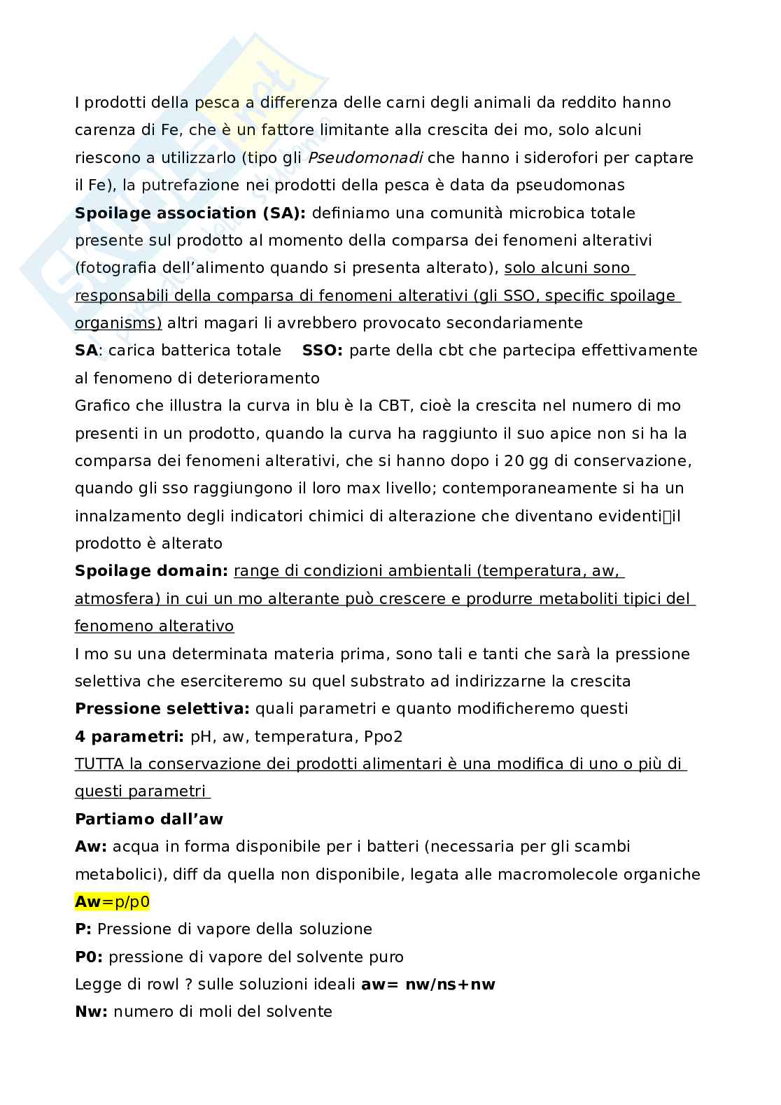 Ispezione dei prodotti trasformati- Gestione delle emergenze non epidemiche Pag. 36