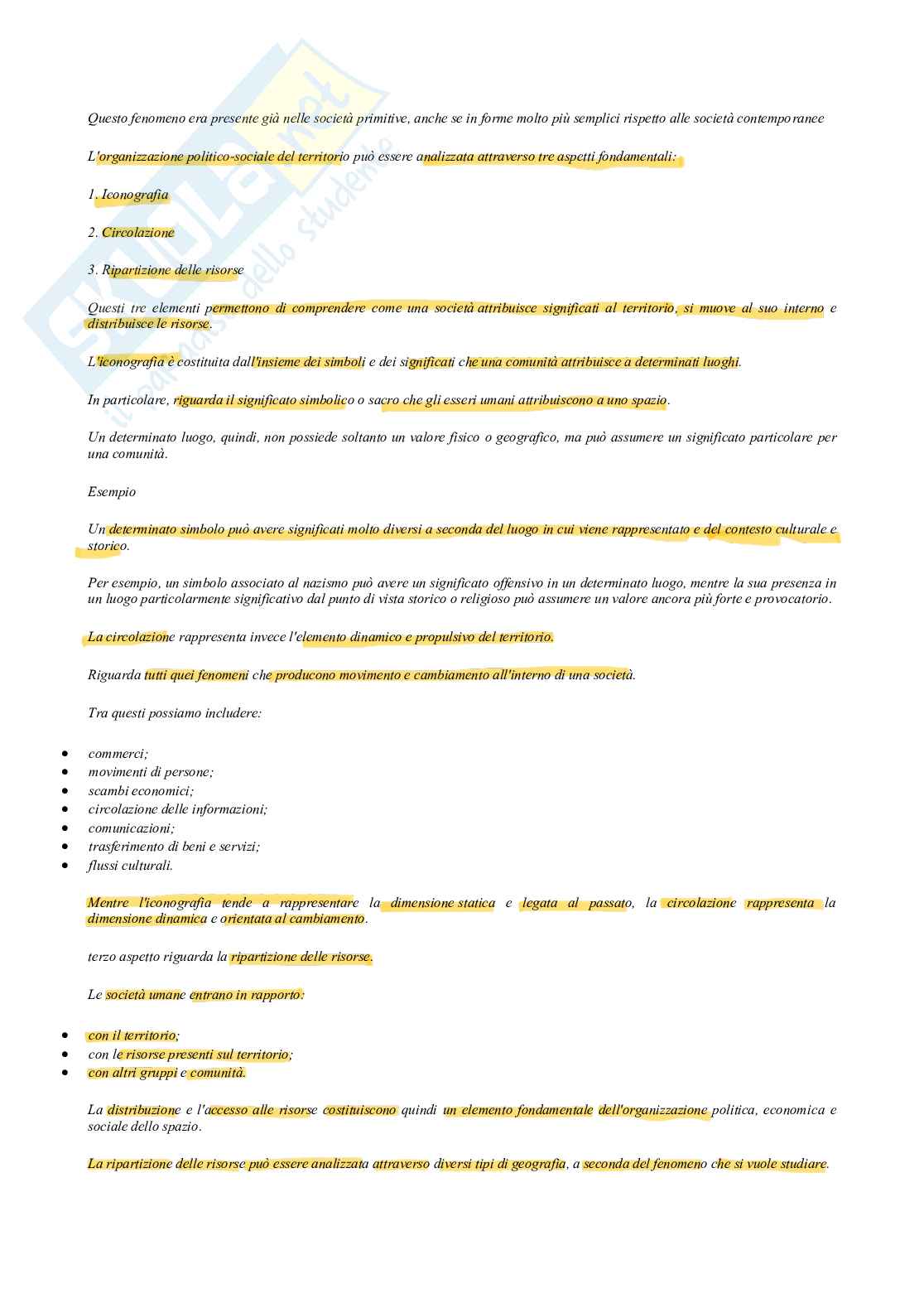 Geografia politica e economica  Pag. 2