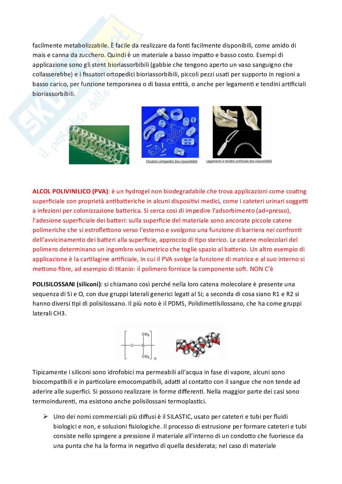 Appunti Biomateriali Pag. 31