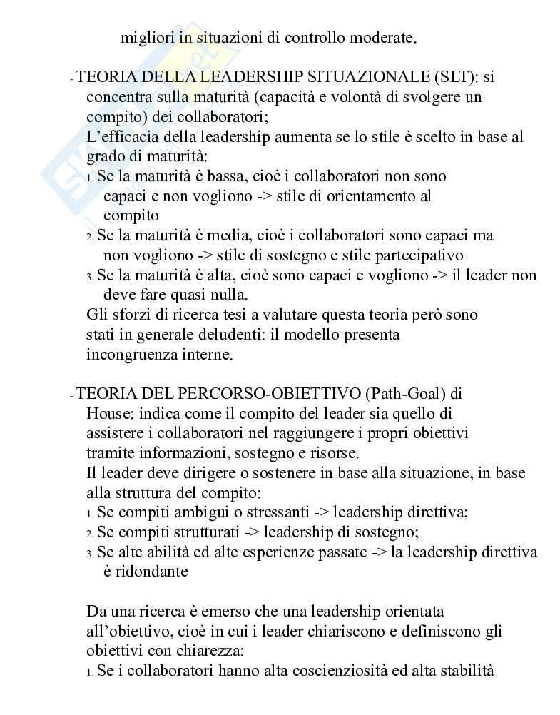 Appunti Comportamento organizzativo Pag. 76