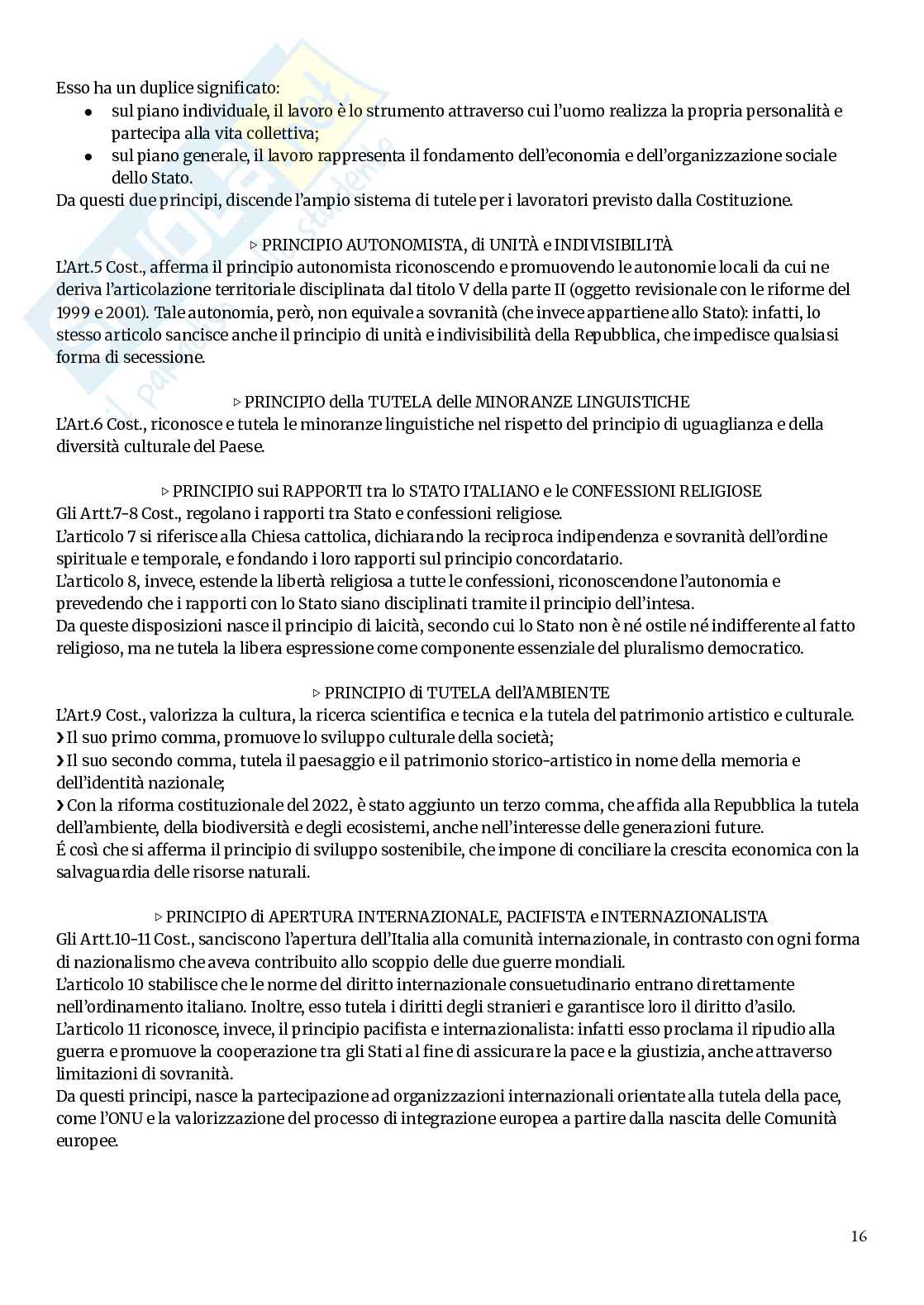 Appunti Diritto costituzionale Pag. 16