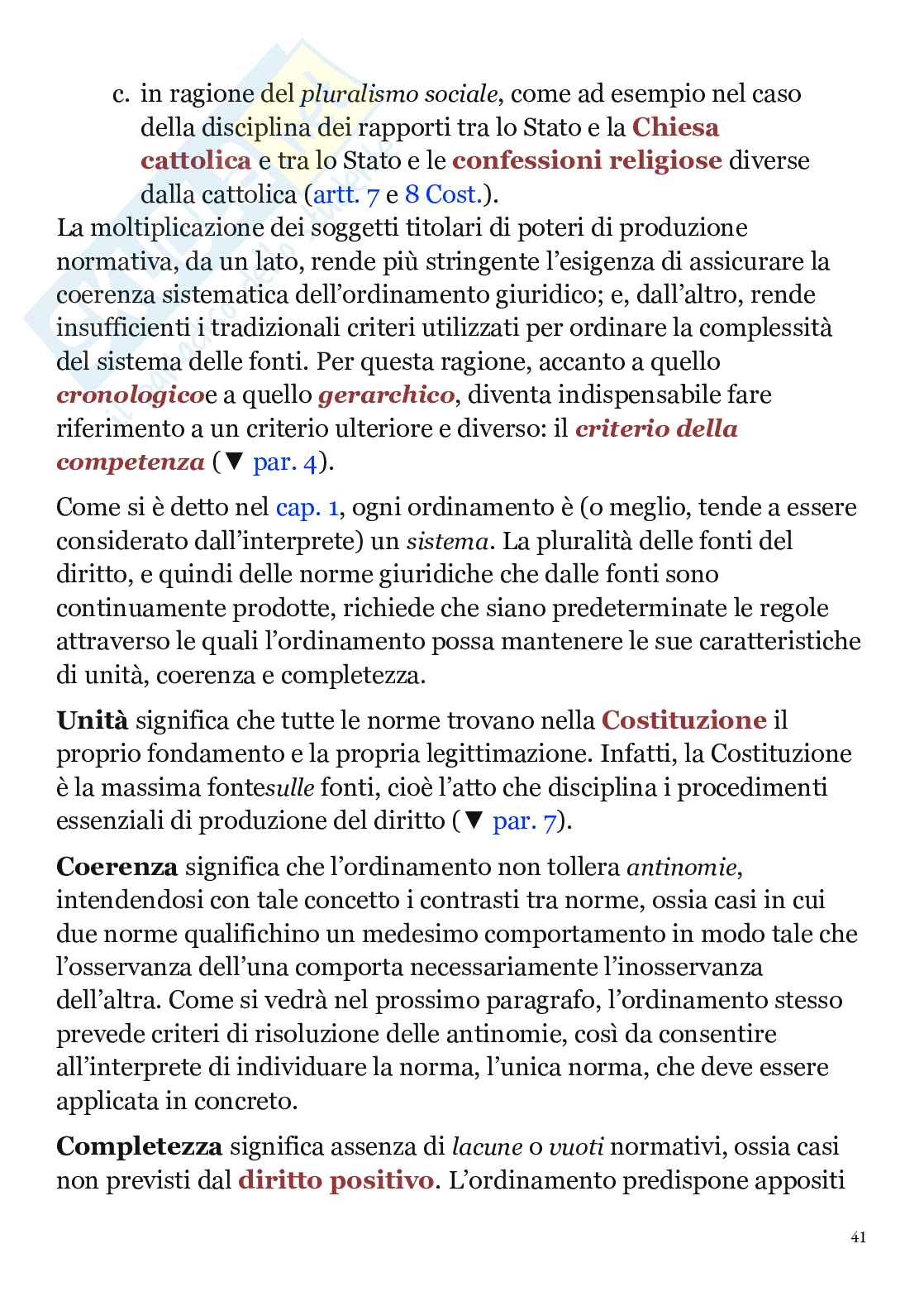 Appunti Diritto costituzionale Pag. 41