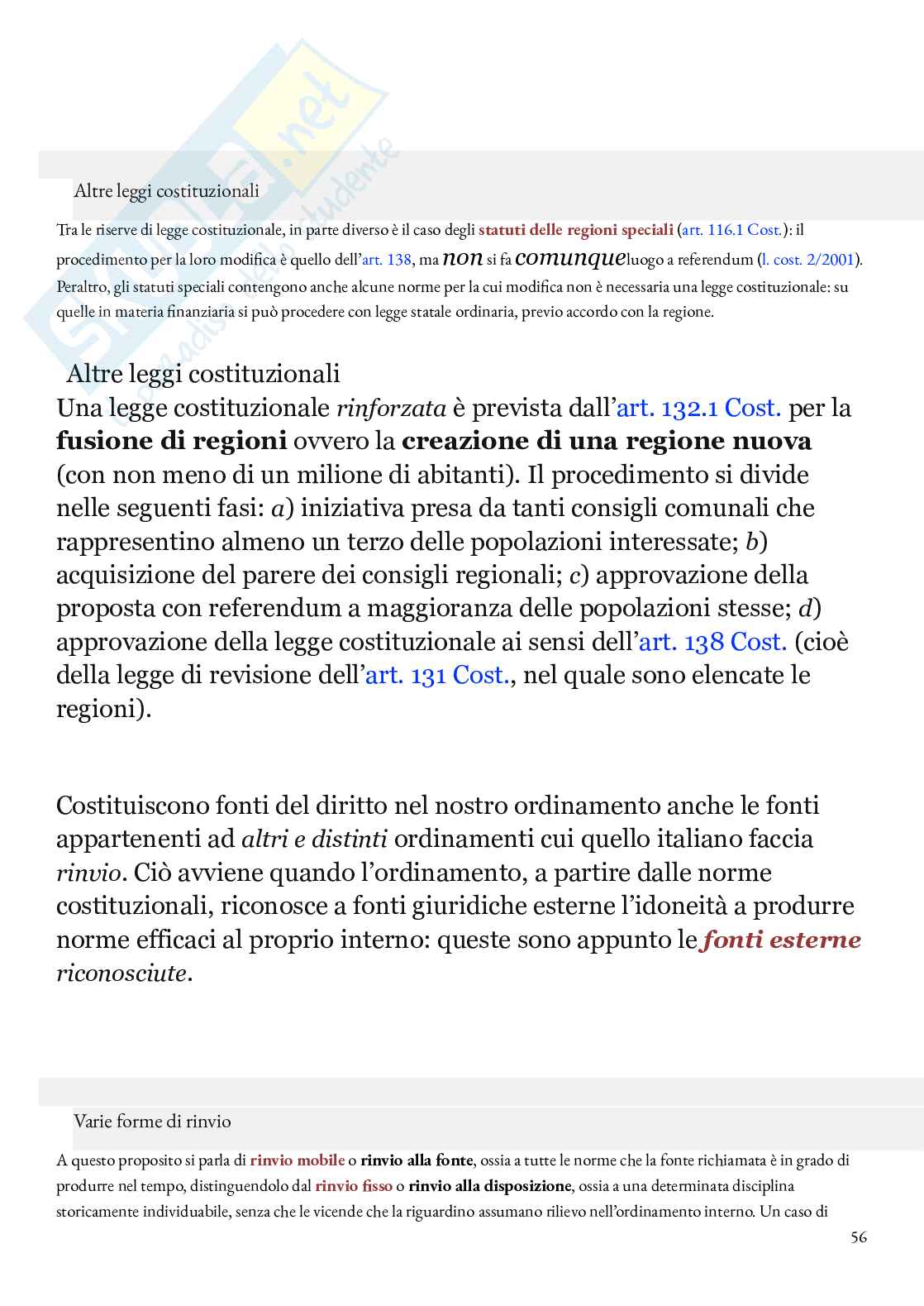 Appunti Diritto costituzionale Pag. 56