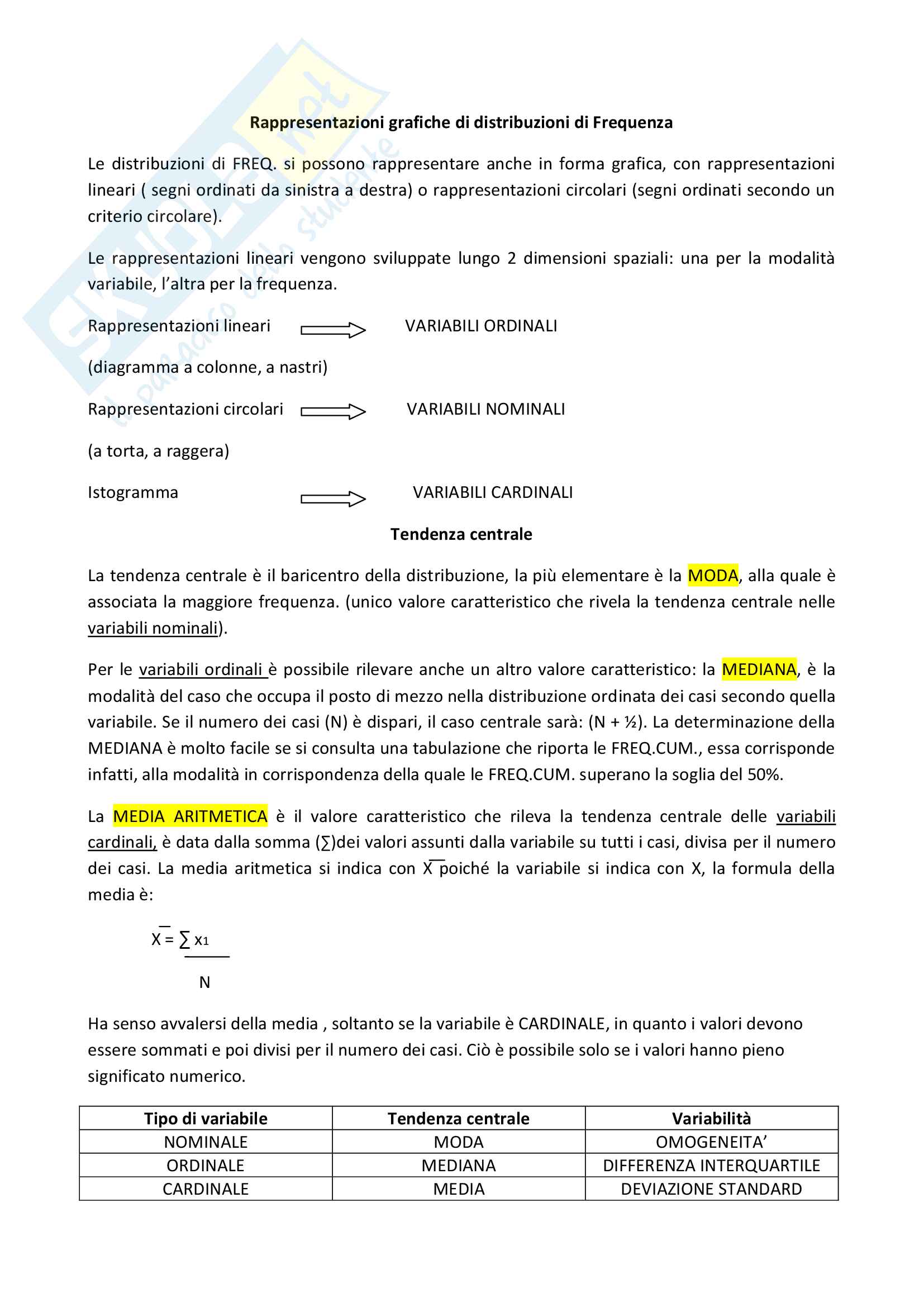 Riassunto esame Statistica, prof. Bove, libro consigliato Statistica per la ricerca sociale, Corbetta, Gasperoni, Pisati Pag. 6