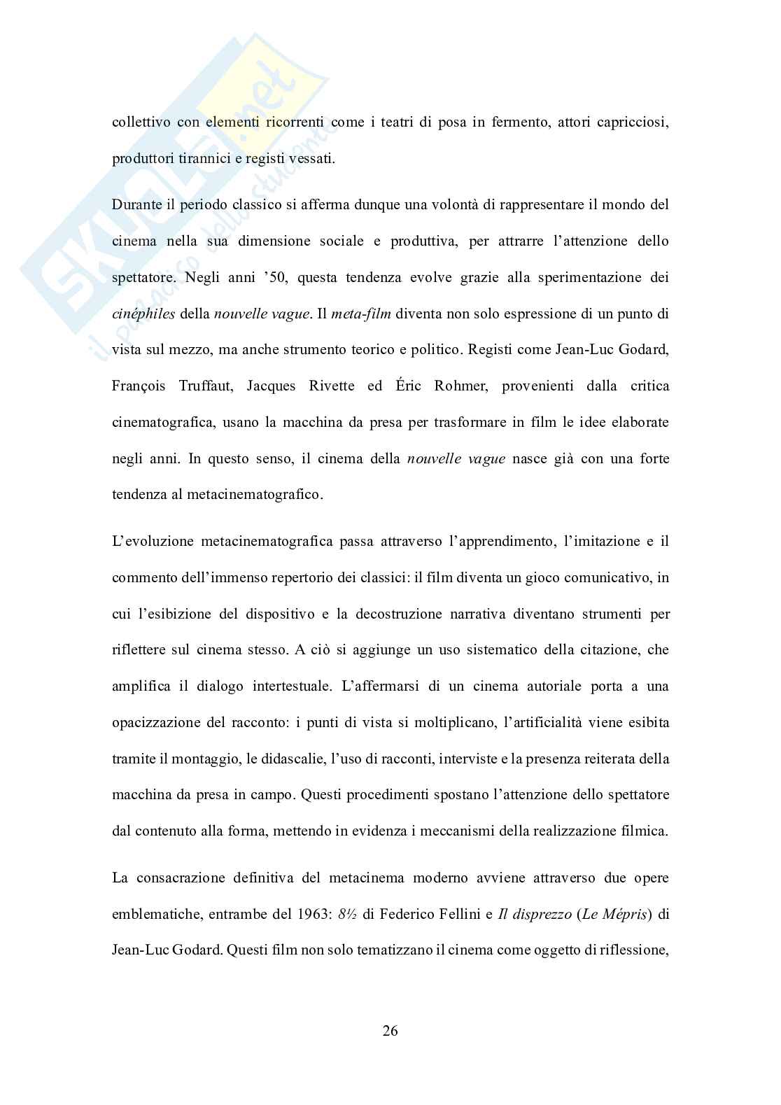 Metacinema: evoluzione, teorie e pratiche della riflessività cinematografica e filmica Pag. 26