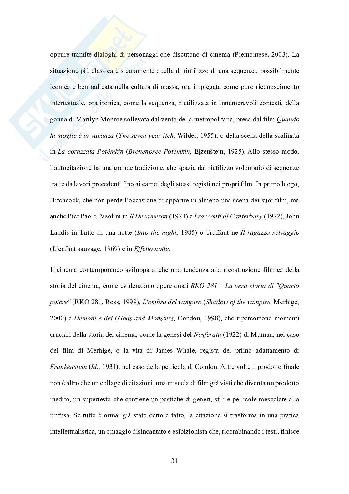 Metacinema: evoluzione, teorie e pratiche della riflessività cinematografica e filmica Pag. 31