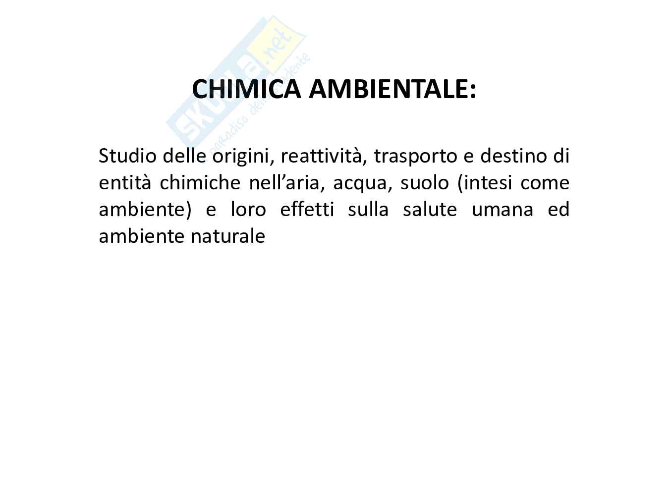 Chimica ambientale - Prima parte  Pag. 6