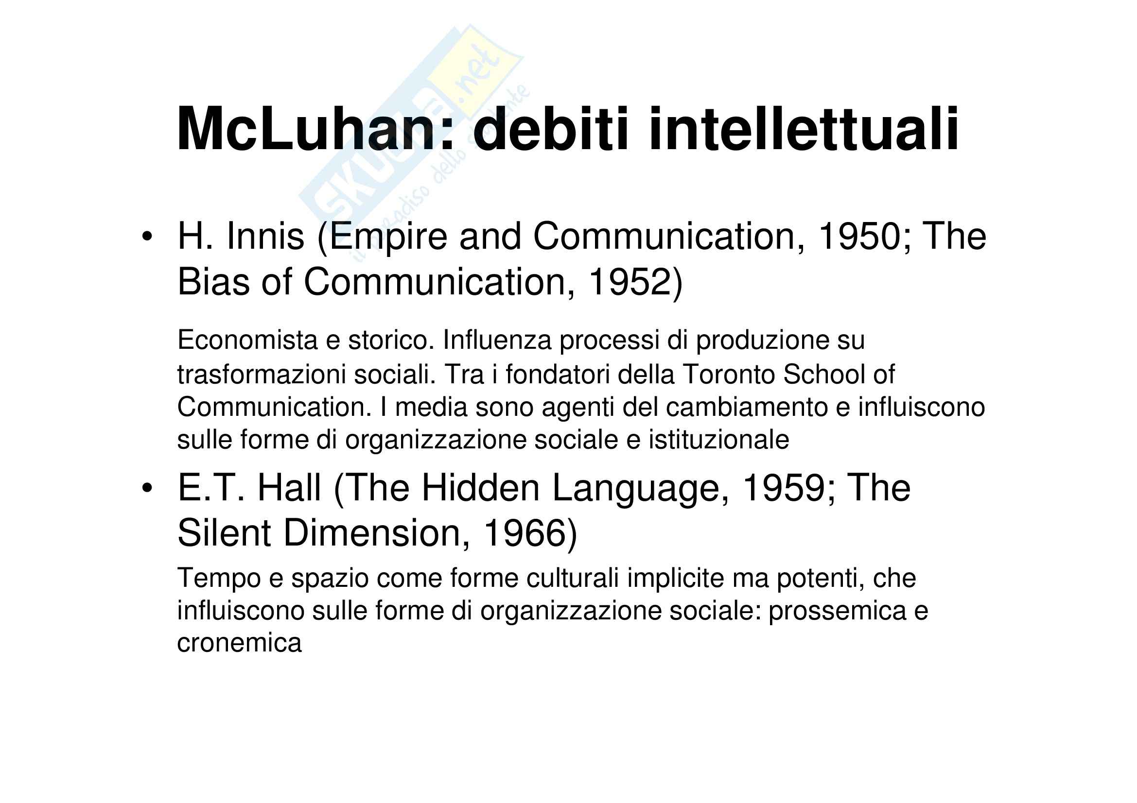 McLuhan: debiti intellettuali Pag. 1
