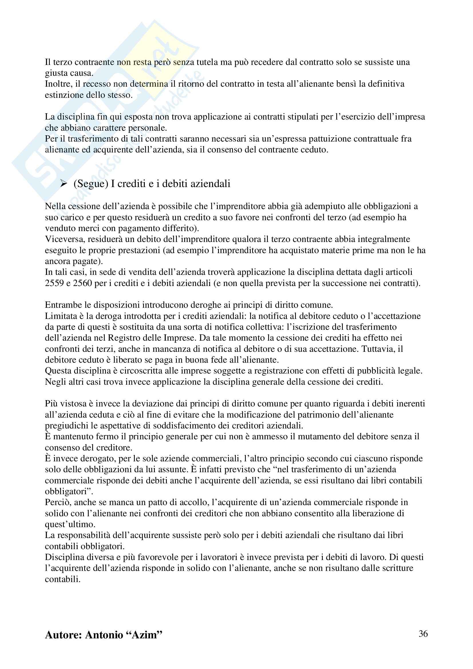 Diritto commerciale - Appunti Pag. 36
