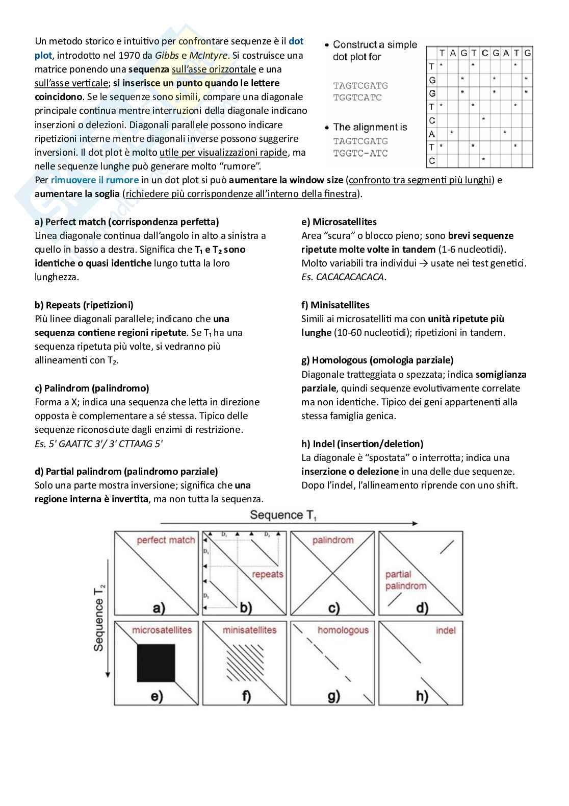 Appunti di bioinformatica del prof Di Muccio Pag. 6