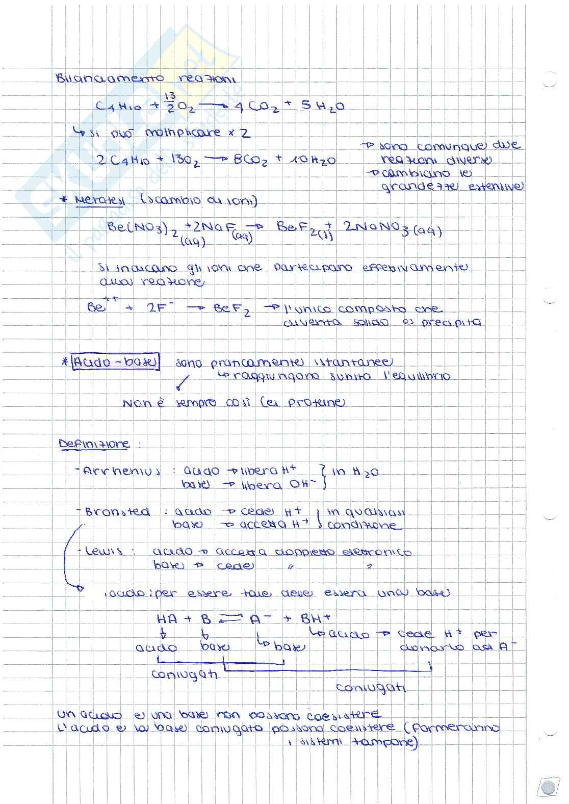 Chimica Inorganica - Nomenclatura, reazioni chimiche, soluzioni, stechiometria Pag. 6