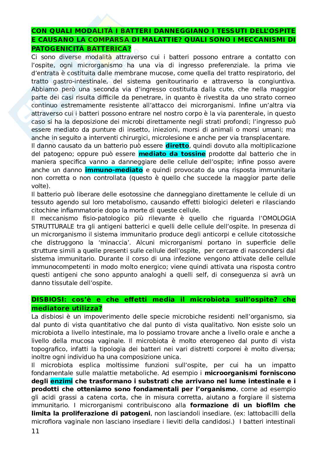 Domande esame Microbiologia  Pag. 11
