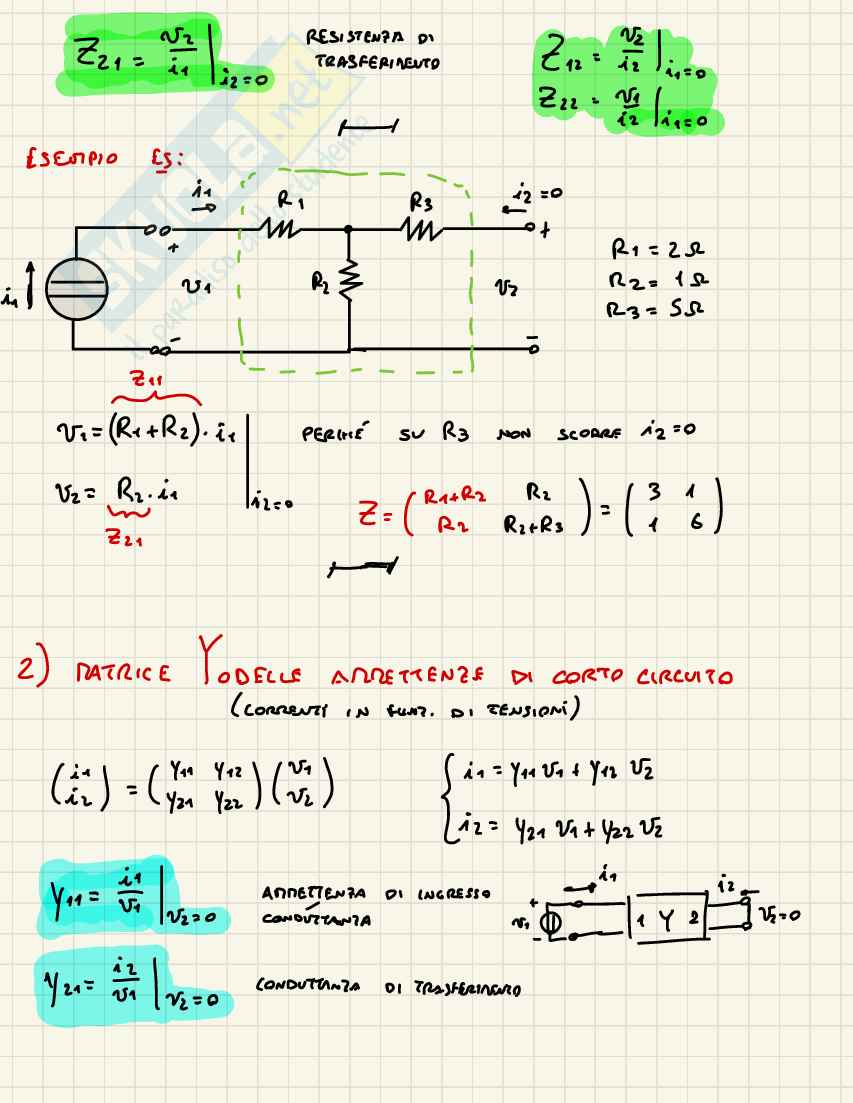 Riassunto esame Teoria dei circuiti, Prof. Parisi Raffaele, libro consigliato Circuiti elettrici, Renzo Perfetti Pag. 16