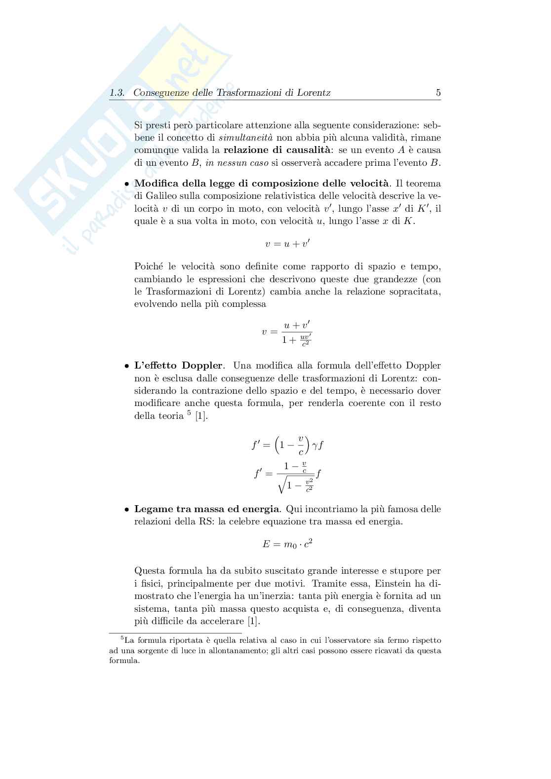 La Teoria della Relatività  e lo studio dei buchi neri Pag. 11