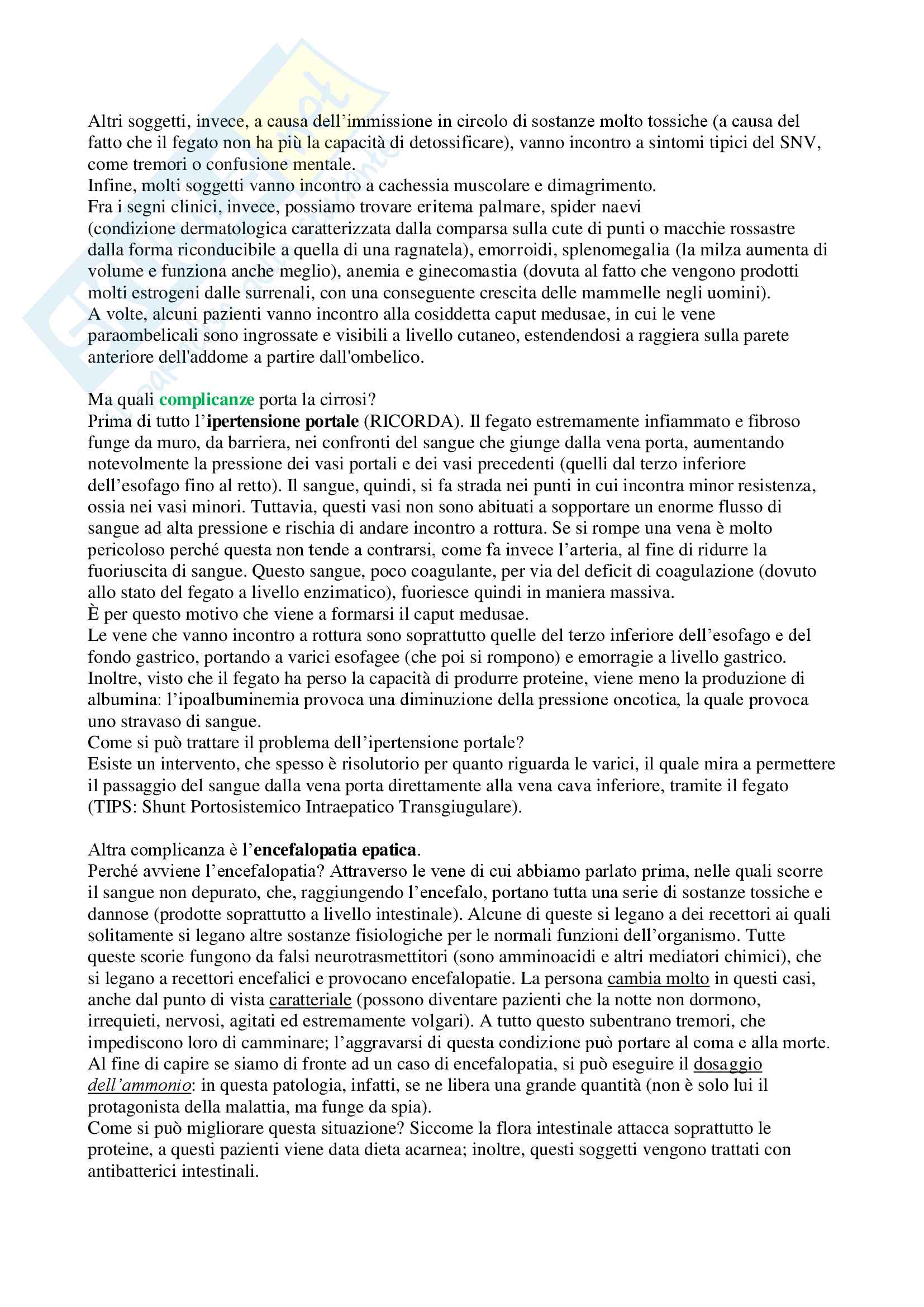 Medicina Interna (Patologie Apparato Gastrointestinale) - Appunti Completi Pag. 21