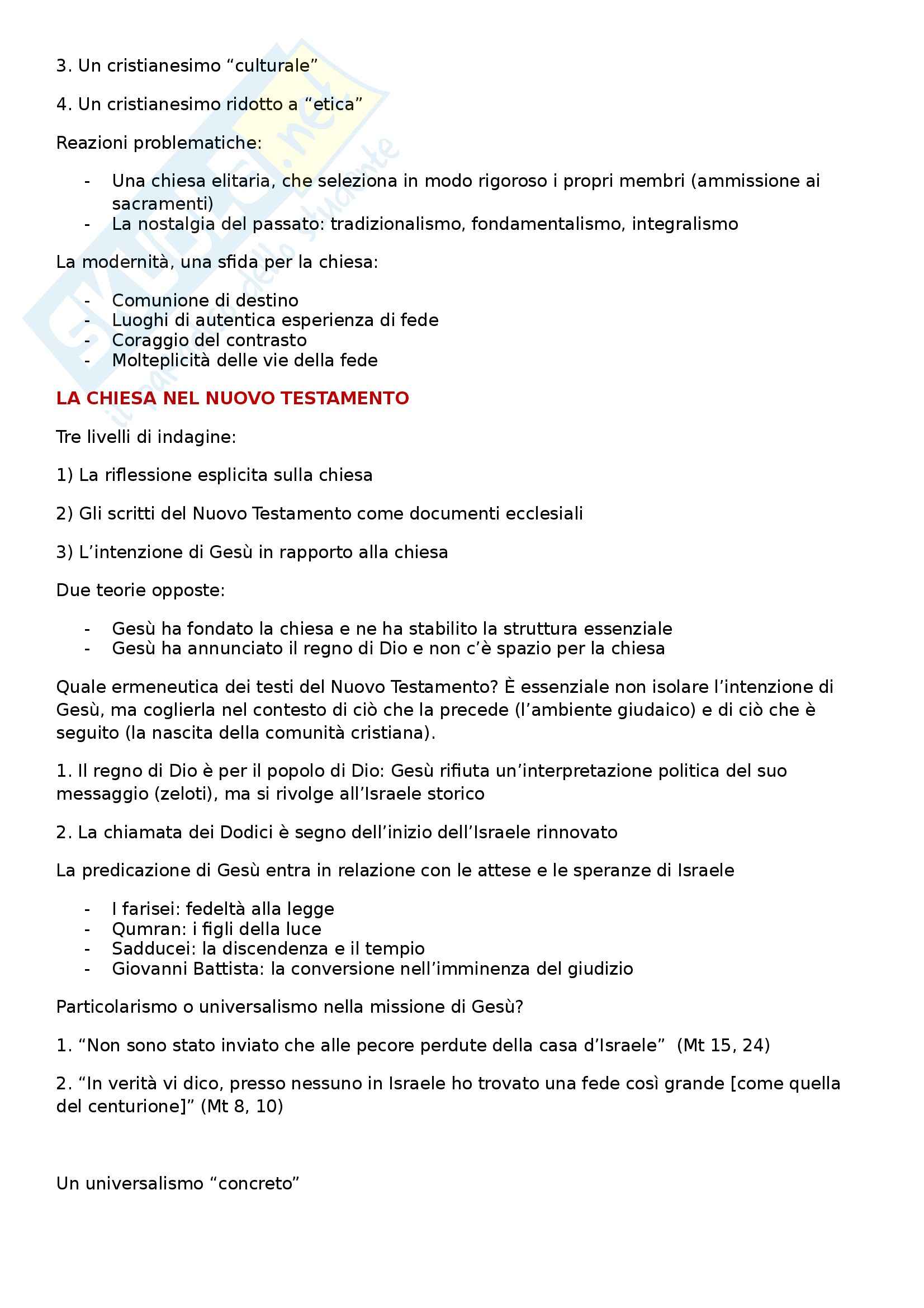 Teologia -  Chiesa Pag. 2