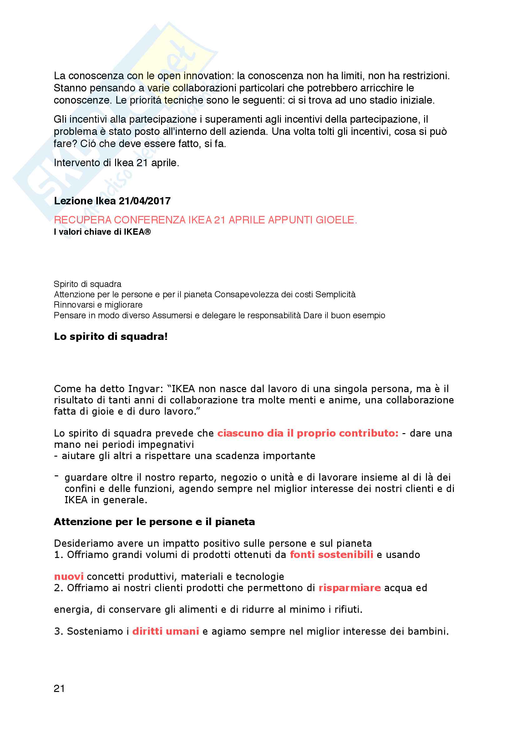 Appunti Economia Gestione delle Imprese Frequentanti prof. Serio Pag. 21