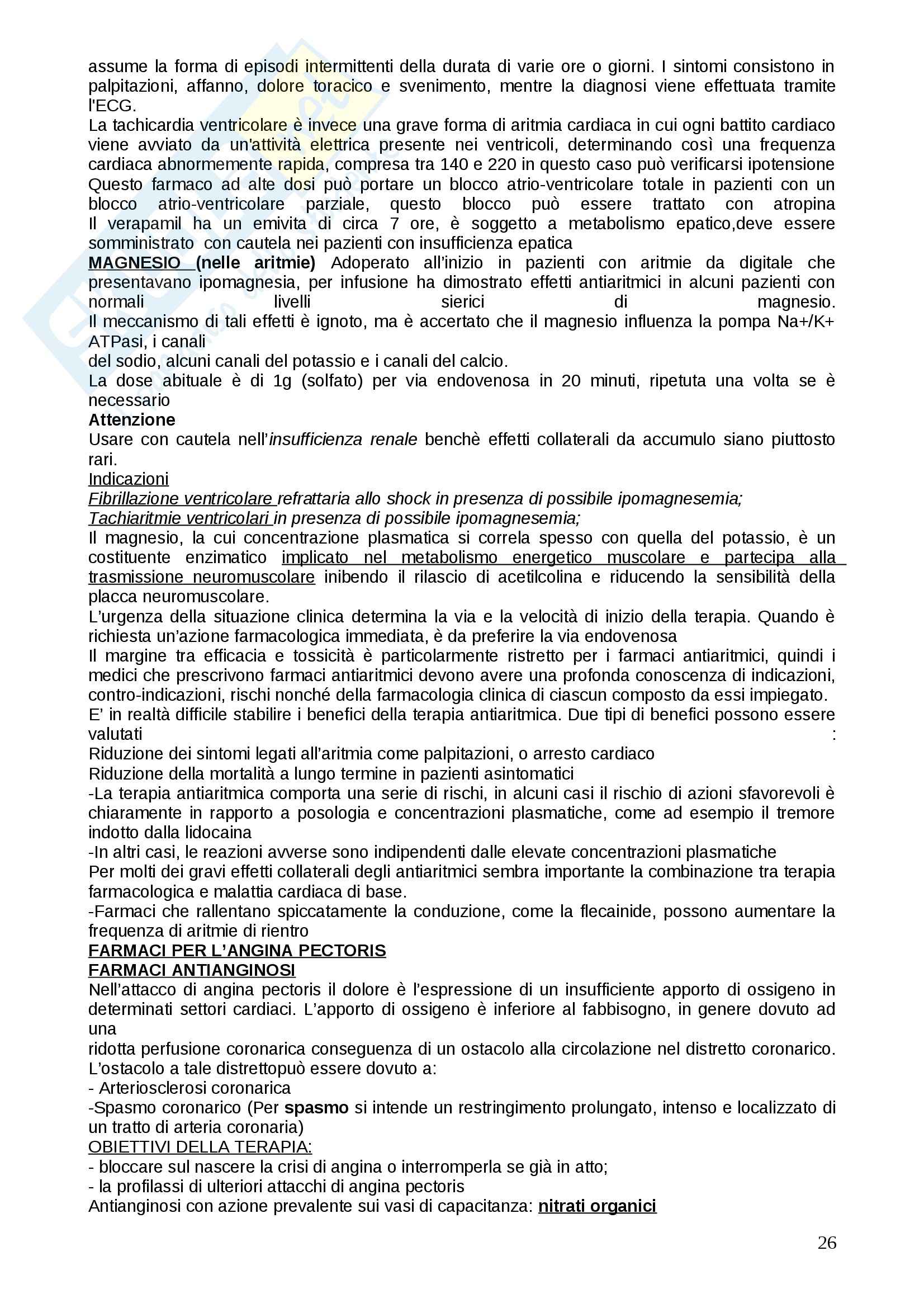 Lezioni: Appunti di Farmacologia Pag. 26
