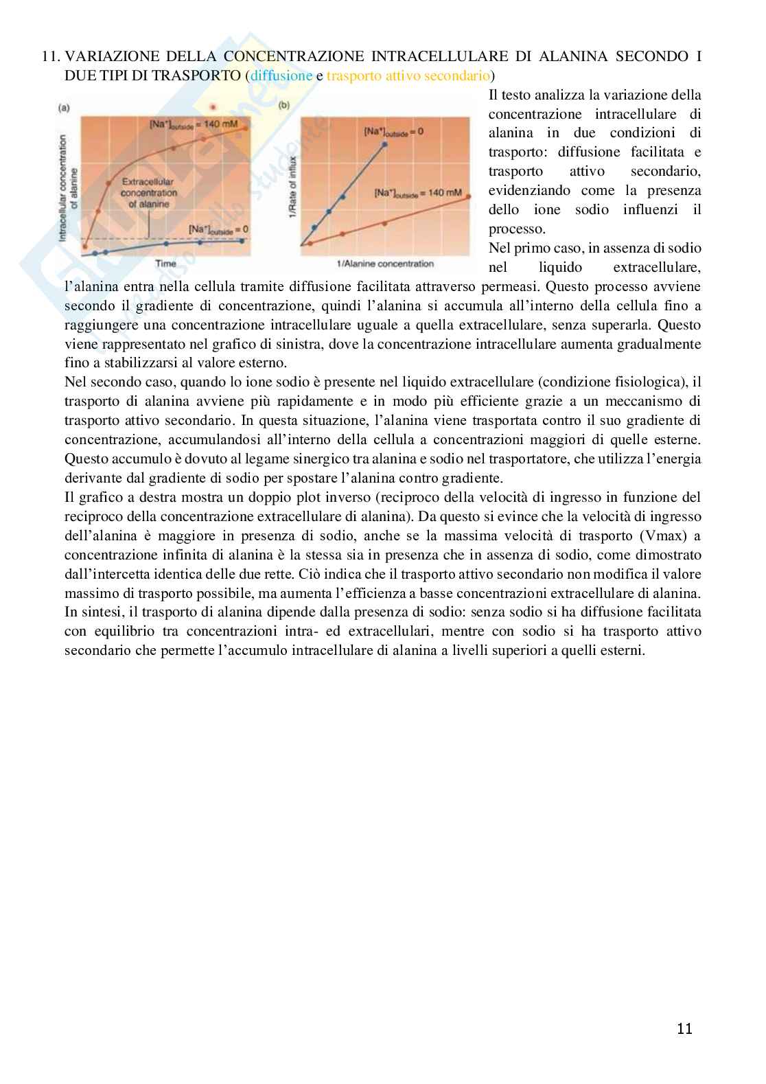 Grafici di Fisiologia generale  Pag. 11