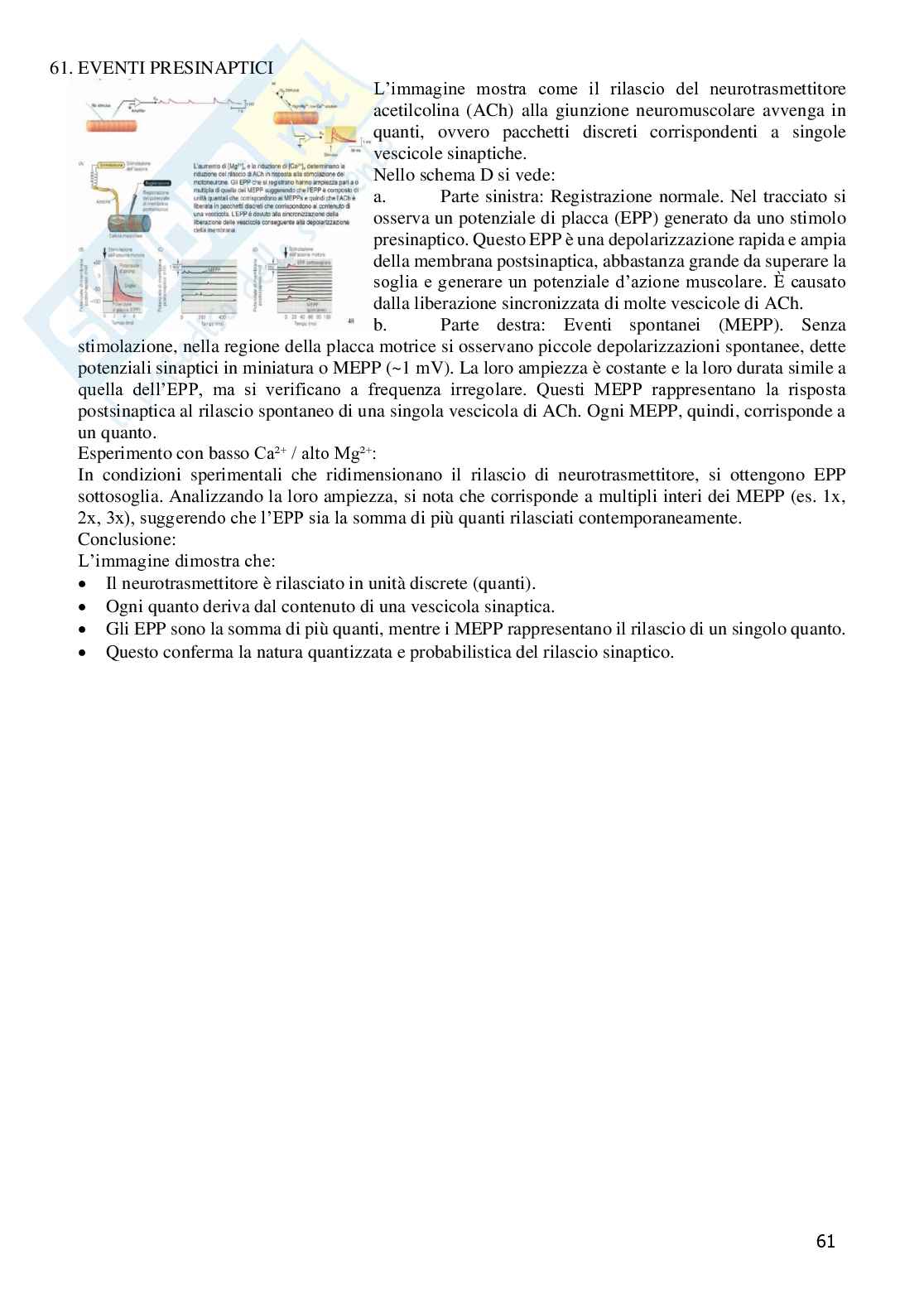 Grafici di Fisiologia generale  Pag. 61