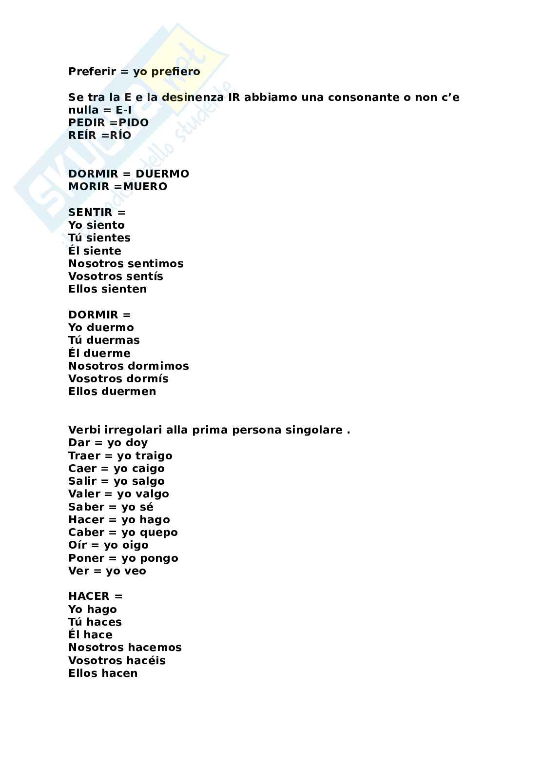Lingua spagnola  Pag. 2