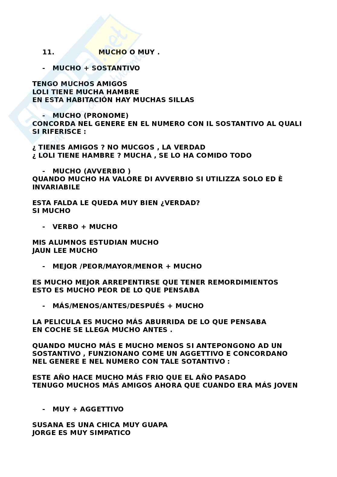 Lingua spagnola  Pag. 21