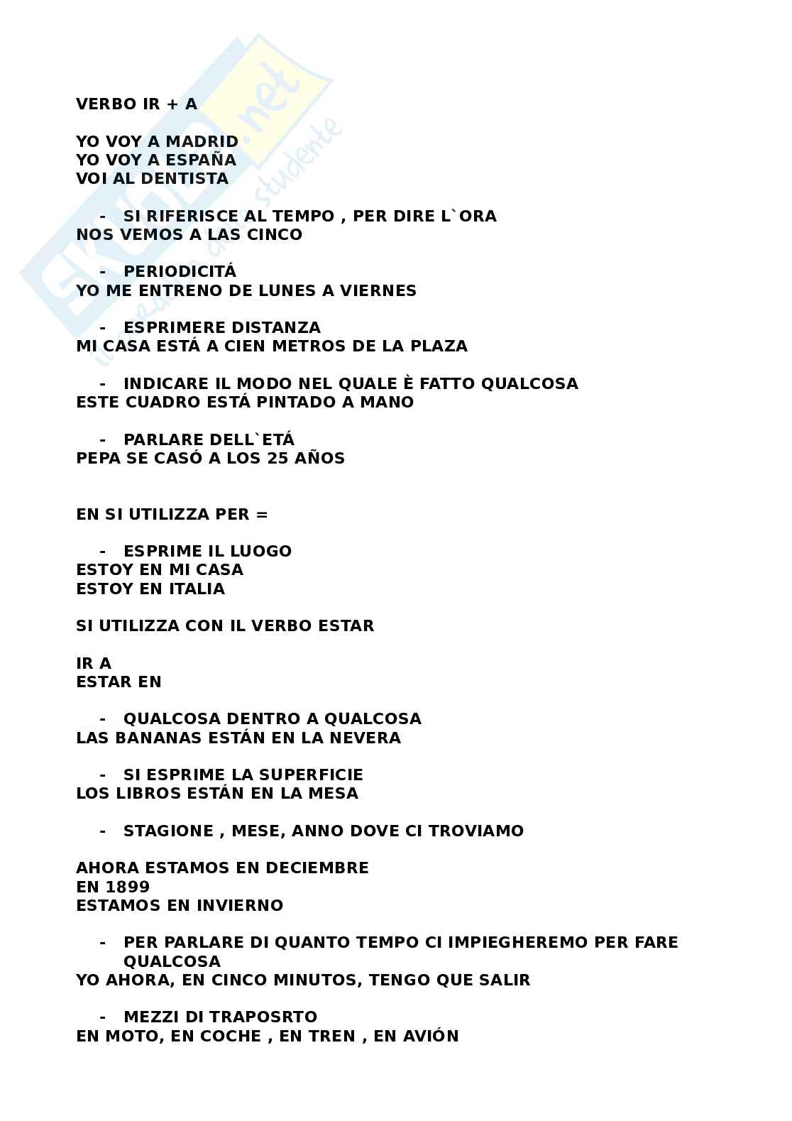 Lingua spagnola  Pag. 26