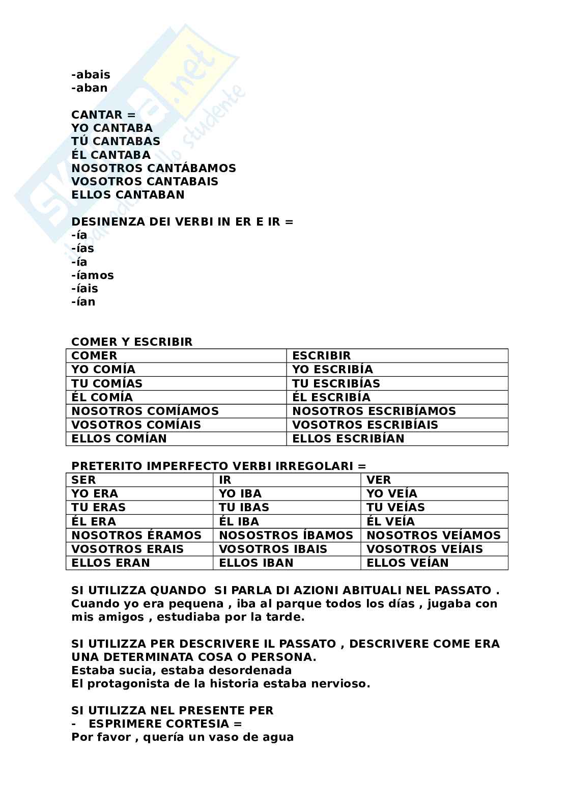 Lingua spagnola  Pag. 6