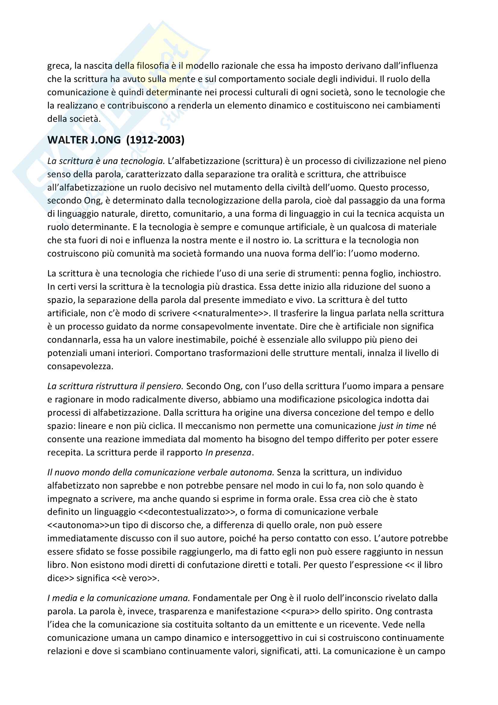 Teorie e tecniche della comunicazione Pag. 2