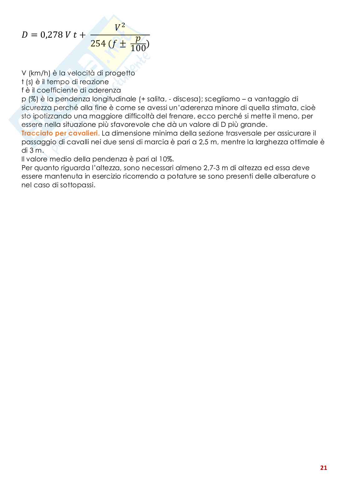 Appunti di infrastrutture per il territorio Pag. 21