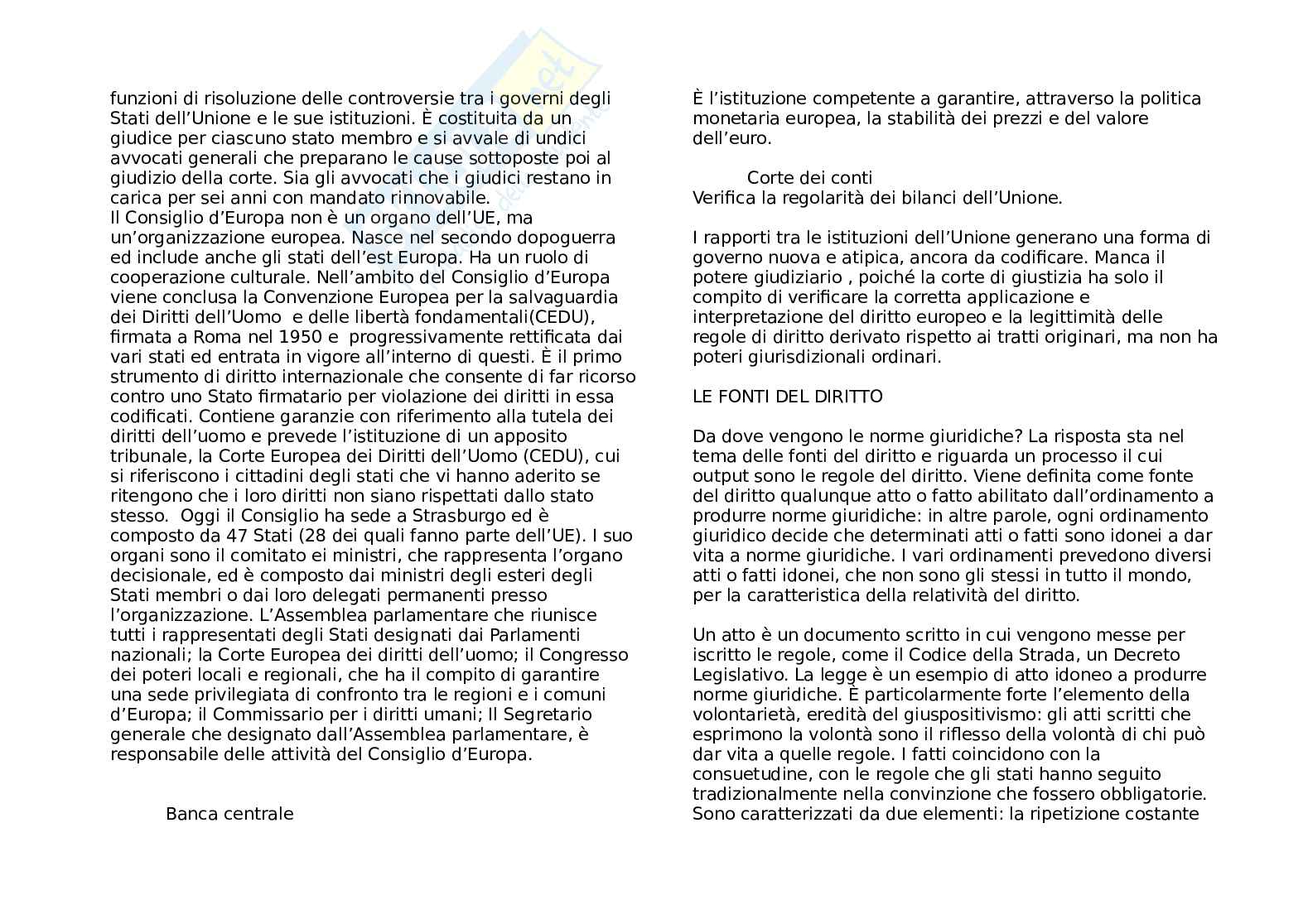 Riassunto esame Diritto pubblico, Prof. Cosulich Matteo, libro consigliato Introduzione allo studio del diritto pubblico e delle sue fonti, Groppi e Simoncini Pag. 21