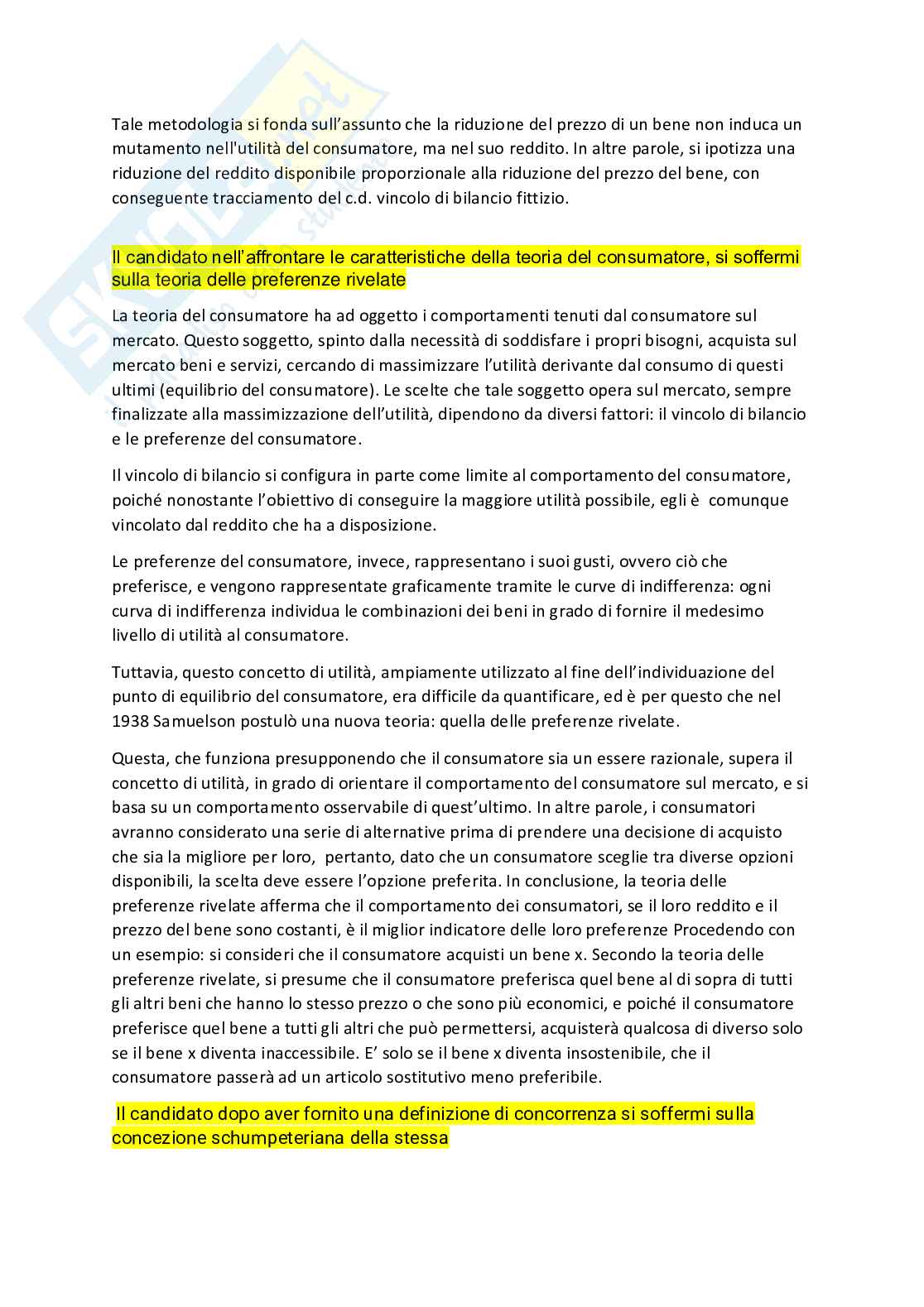 Risposte domande aperte Microeconomia Pag. 16