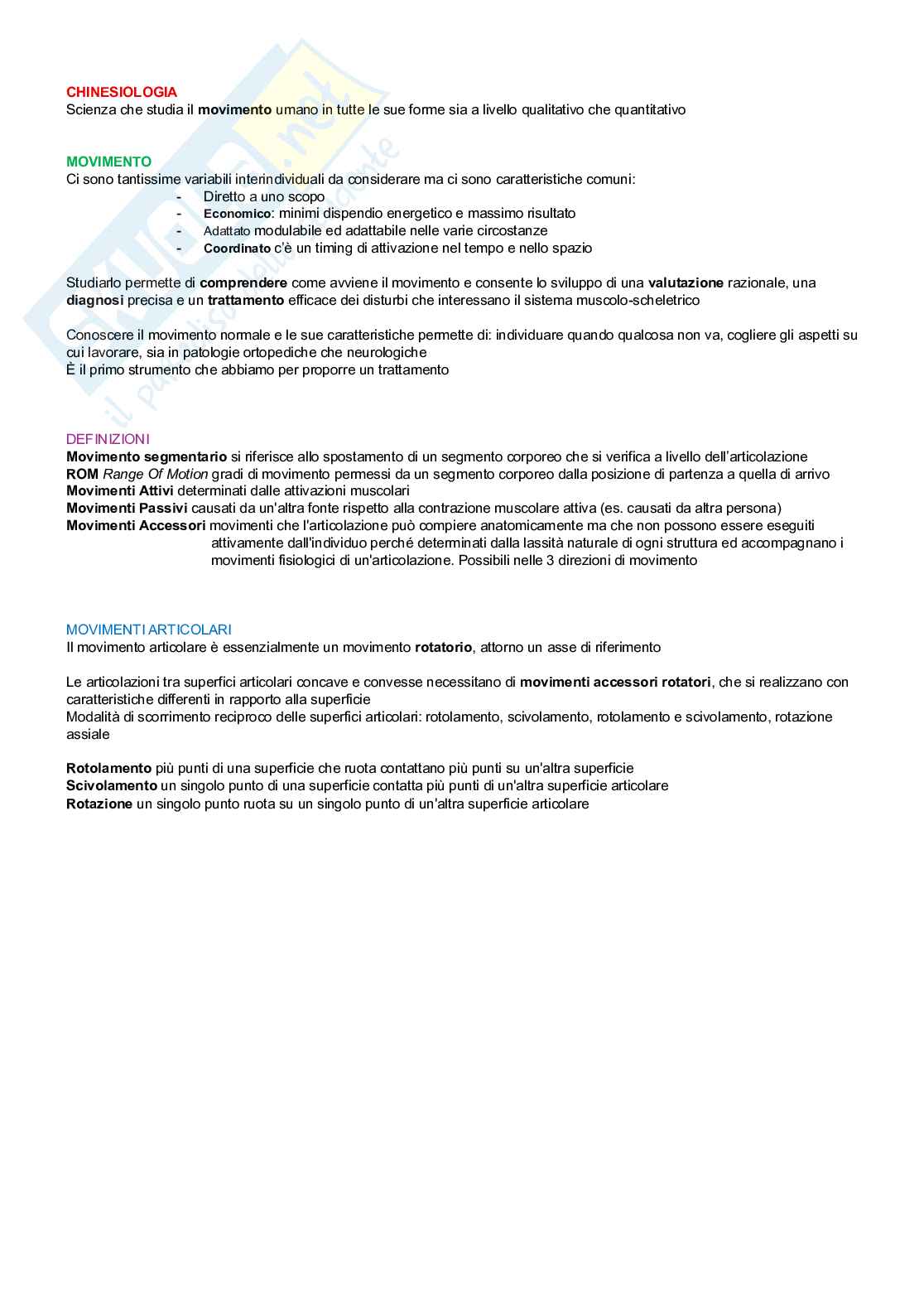 Chinesiologia Pag. 1