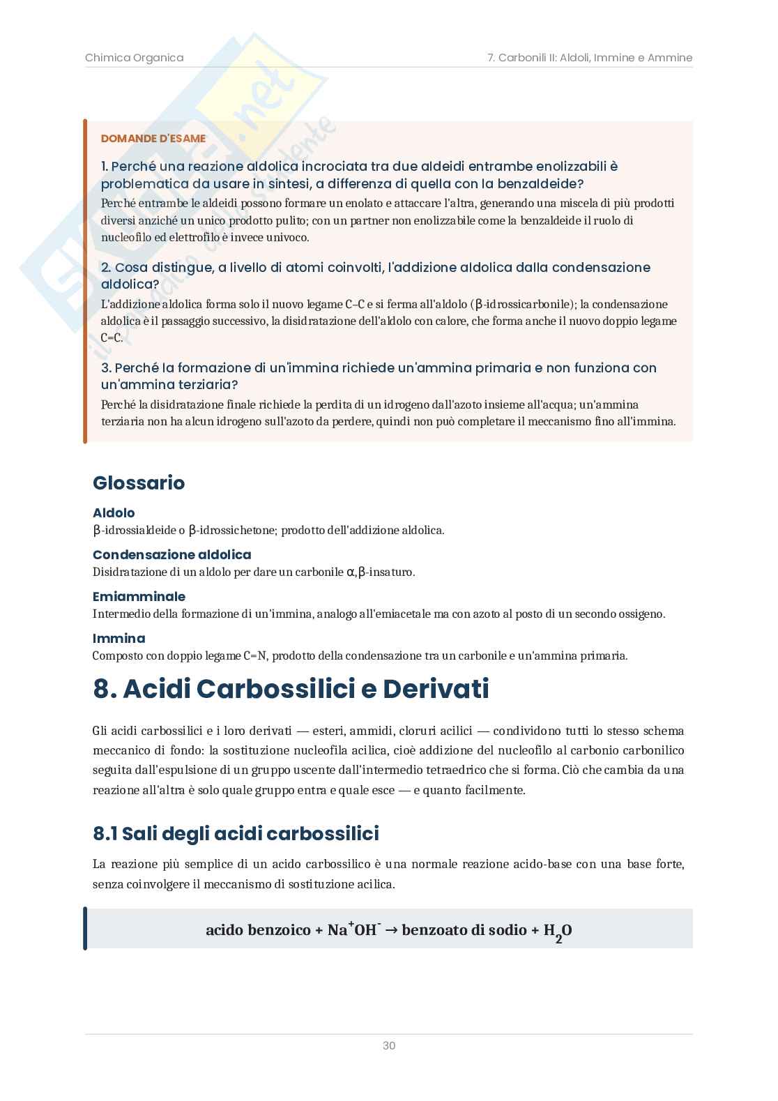 Chimica organica – Manuale completo con meccanismi di reazione e domande d'esame Pag. 31