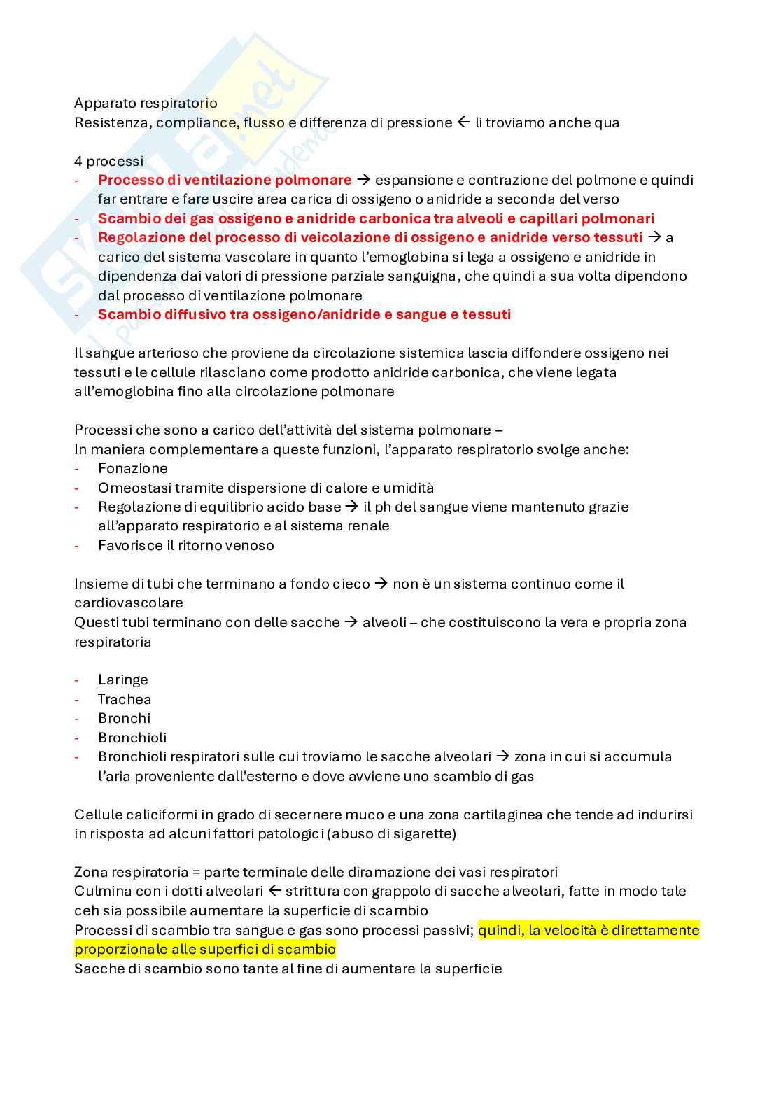 Appunti Fisiologia umana Pag. 1