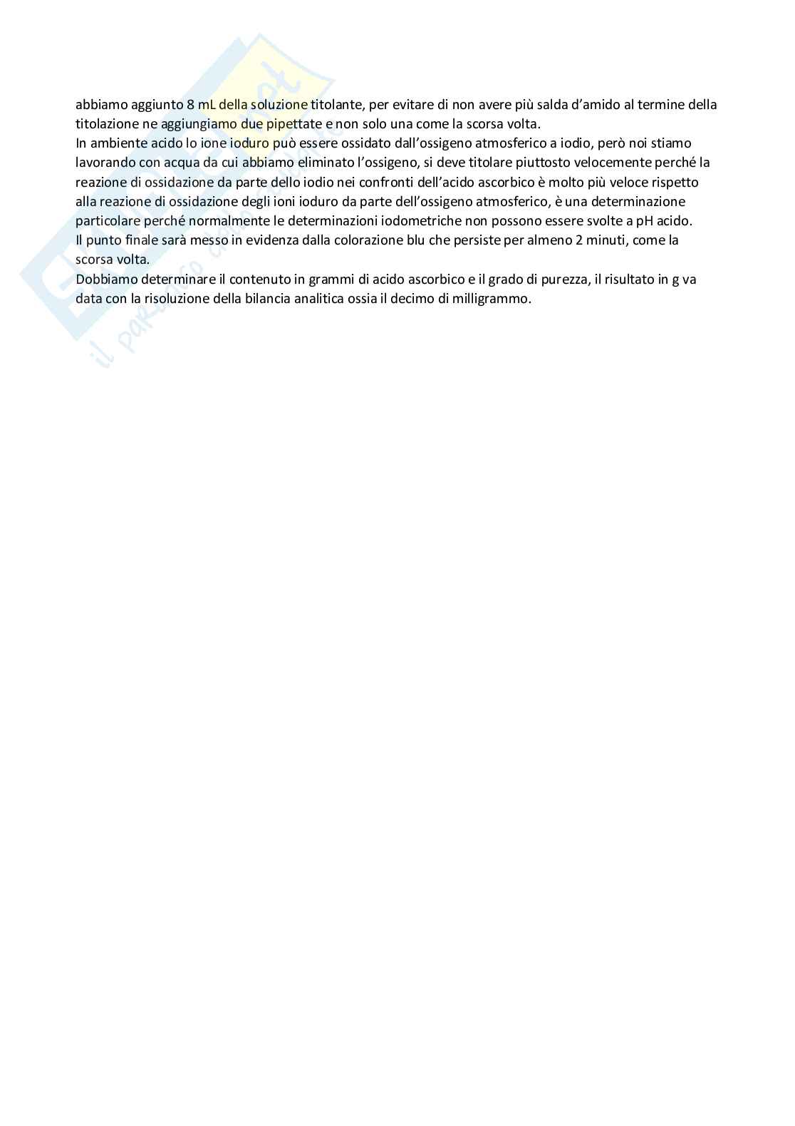 Analisi dei medicinali 1 - parte 5 di 5 Pag. 11