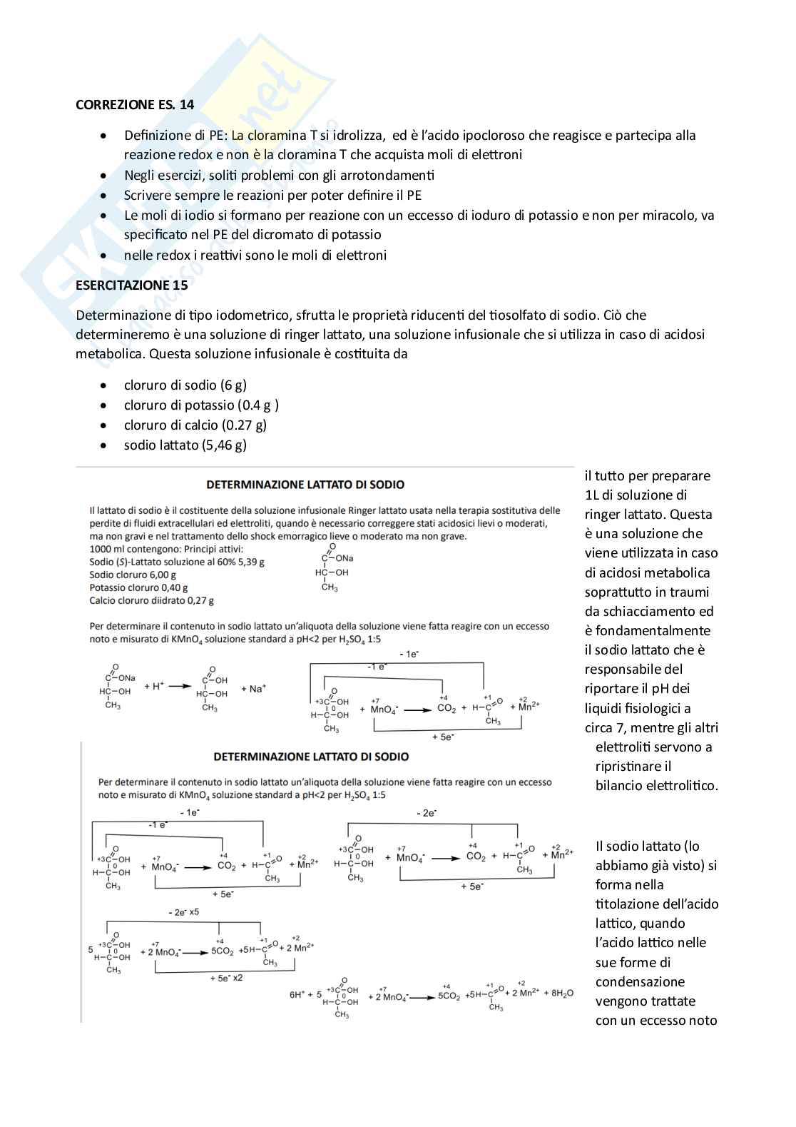 Analisi dei medicinali 1 - parte 5 di 5 Pag. 21