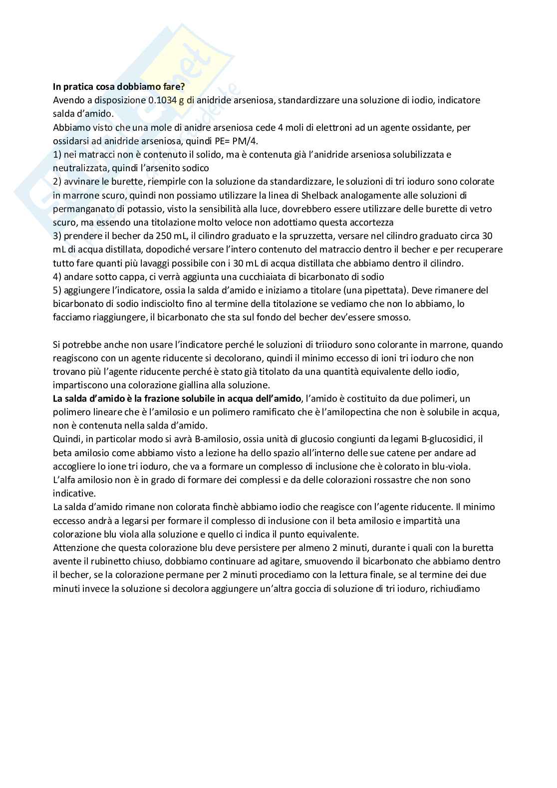Analisi dei medicinali 1 - parte 5 di 5 Pag. 6