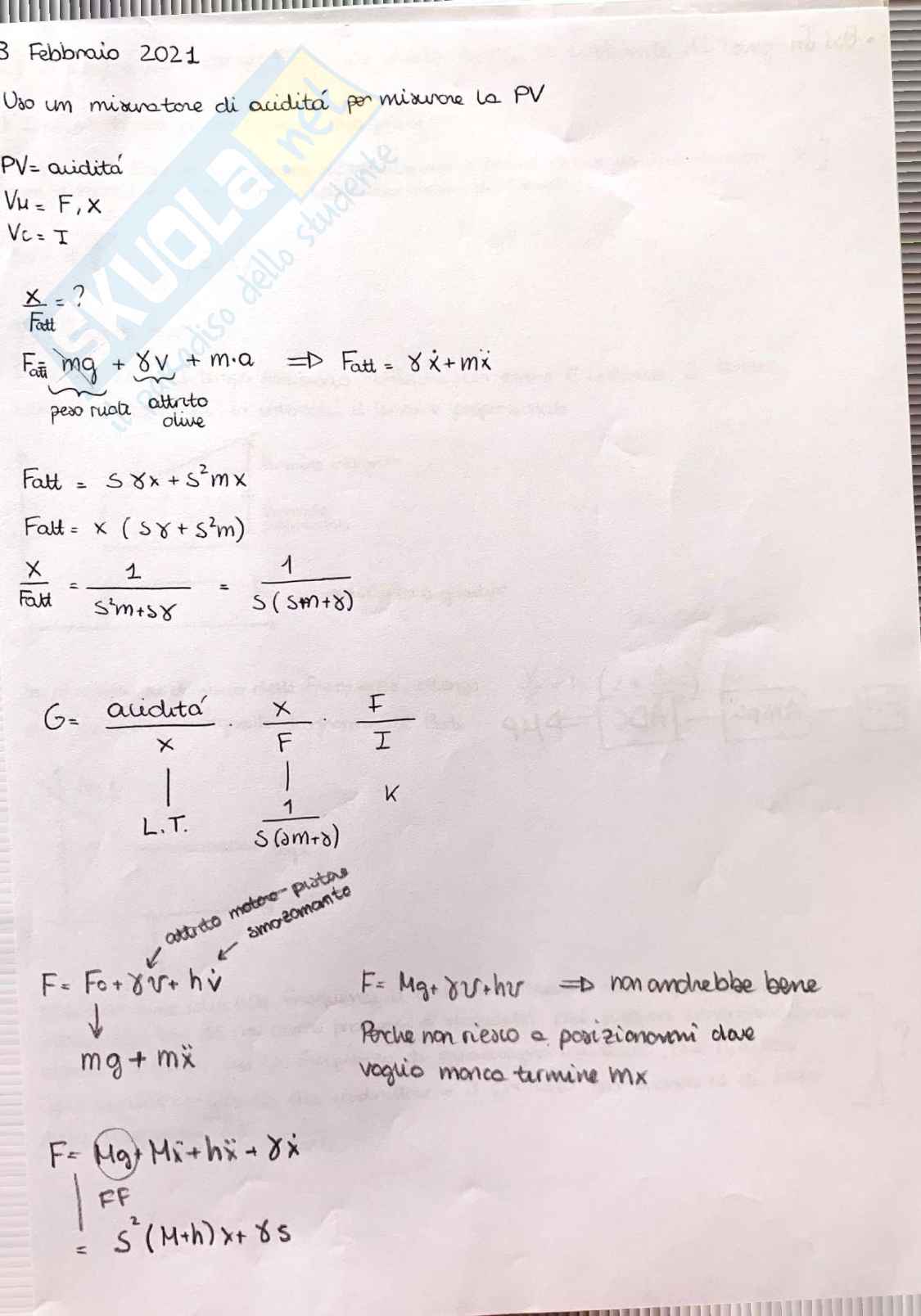 Temi d'esame Meccatronica - parte 1 Pag. 6